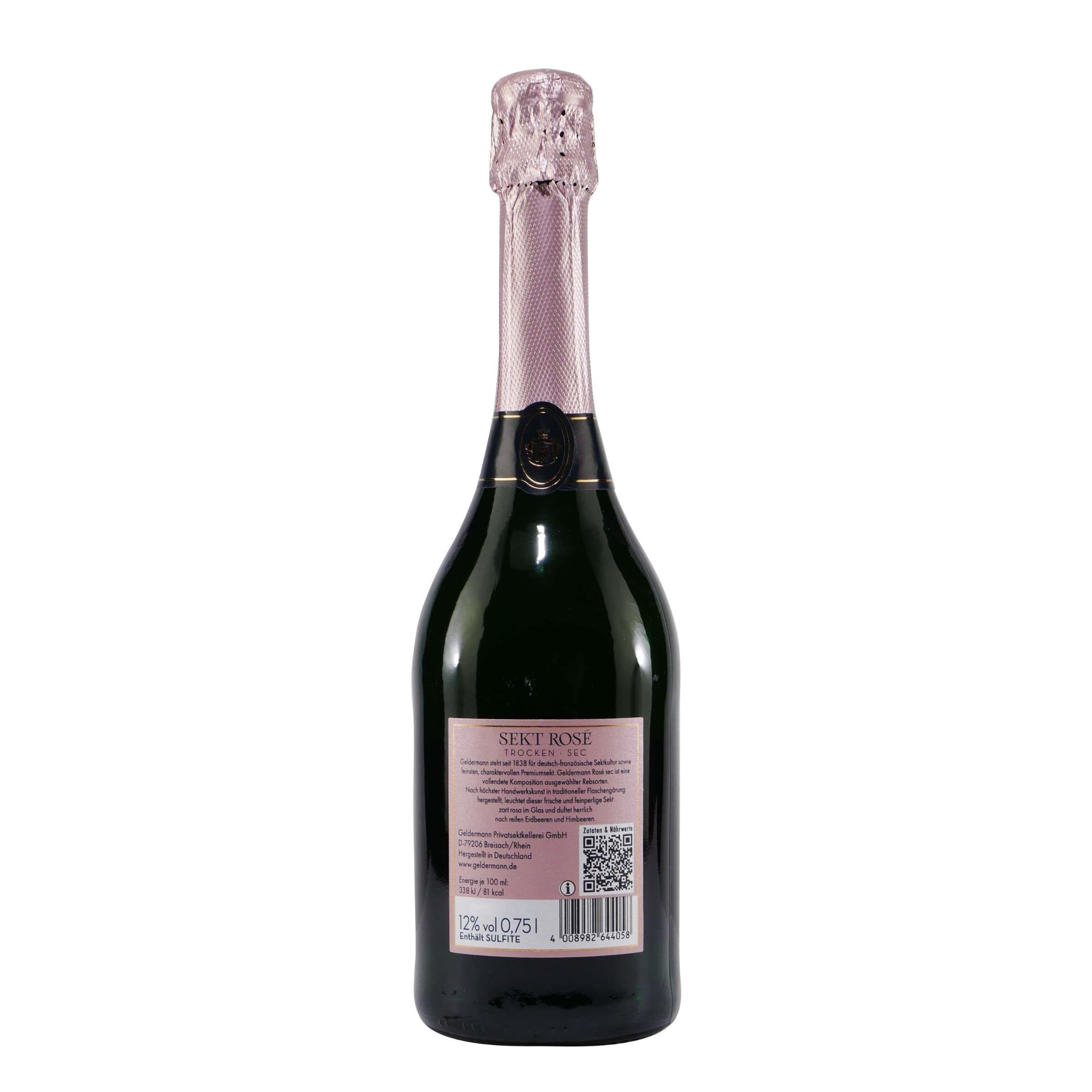 Geldermann Rosé Sekt -trocken- (6 x 0,75L)