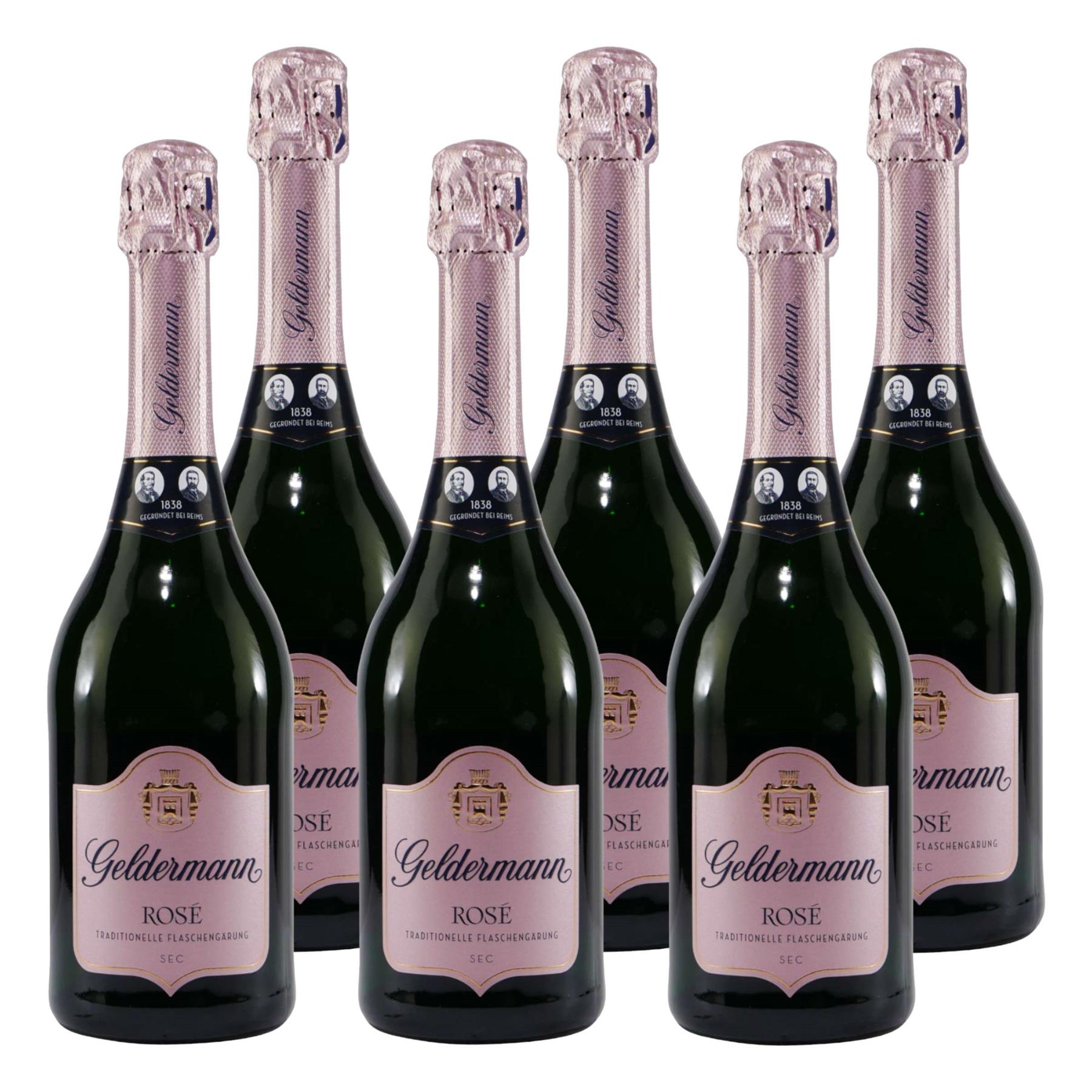 Geldermann Rosé Sekt -trocken- (6 x 0,75L)