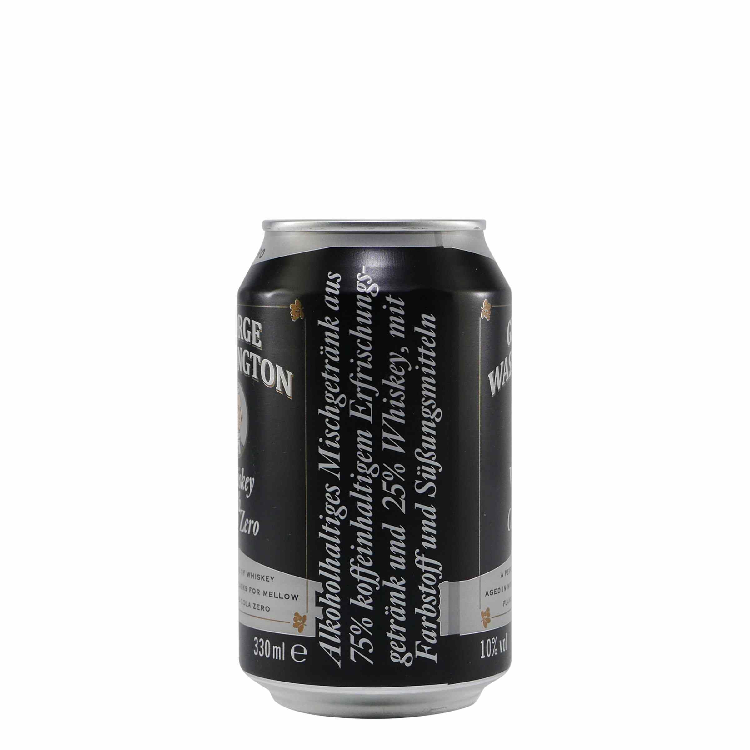 George Washington Whiskey & Cola -Zero- (12 x 0,33L)