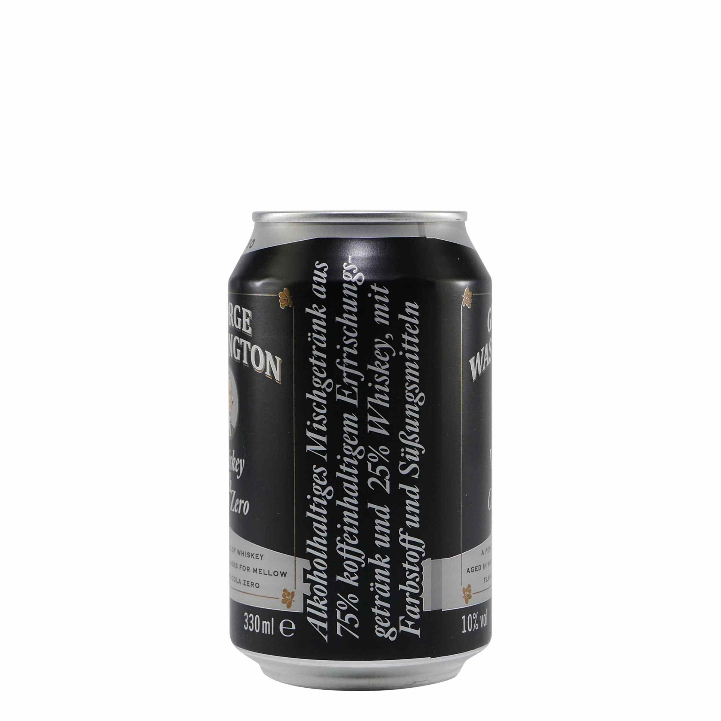 George Washington Whiskey & Cola -Zero- (12 x 0,33L) EINWEG