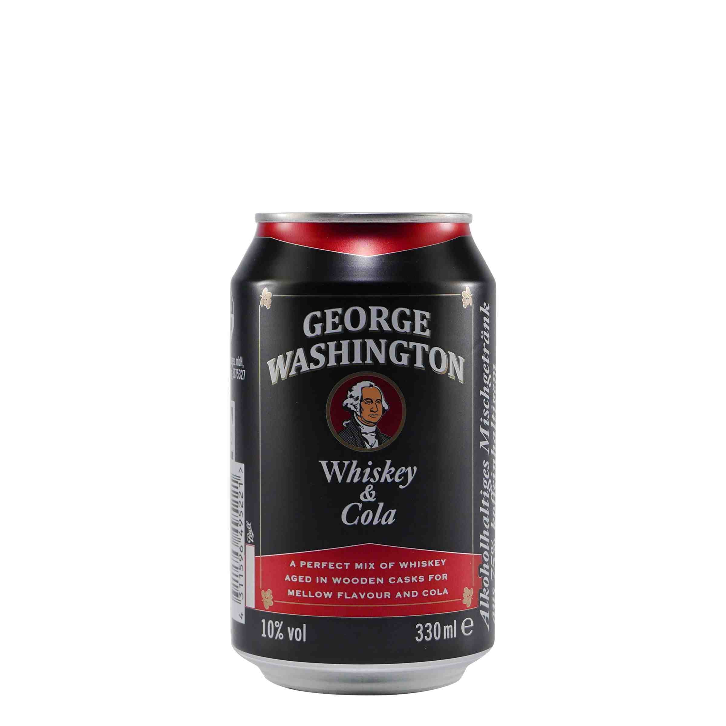 George Washington Whiskey & Cola (12 x 0,33L)