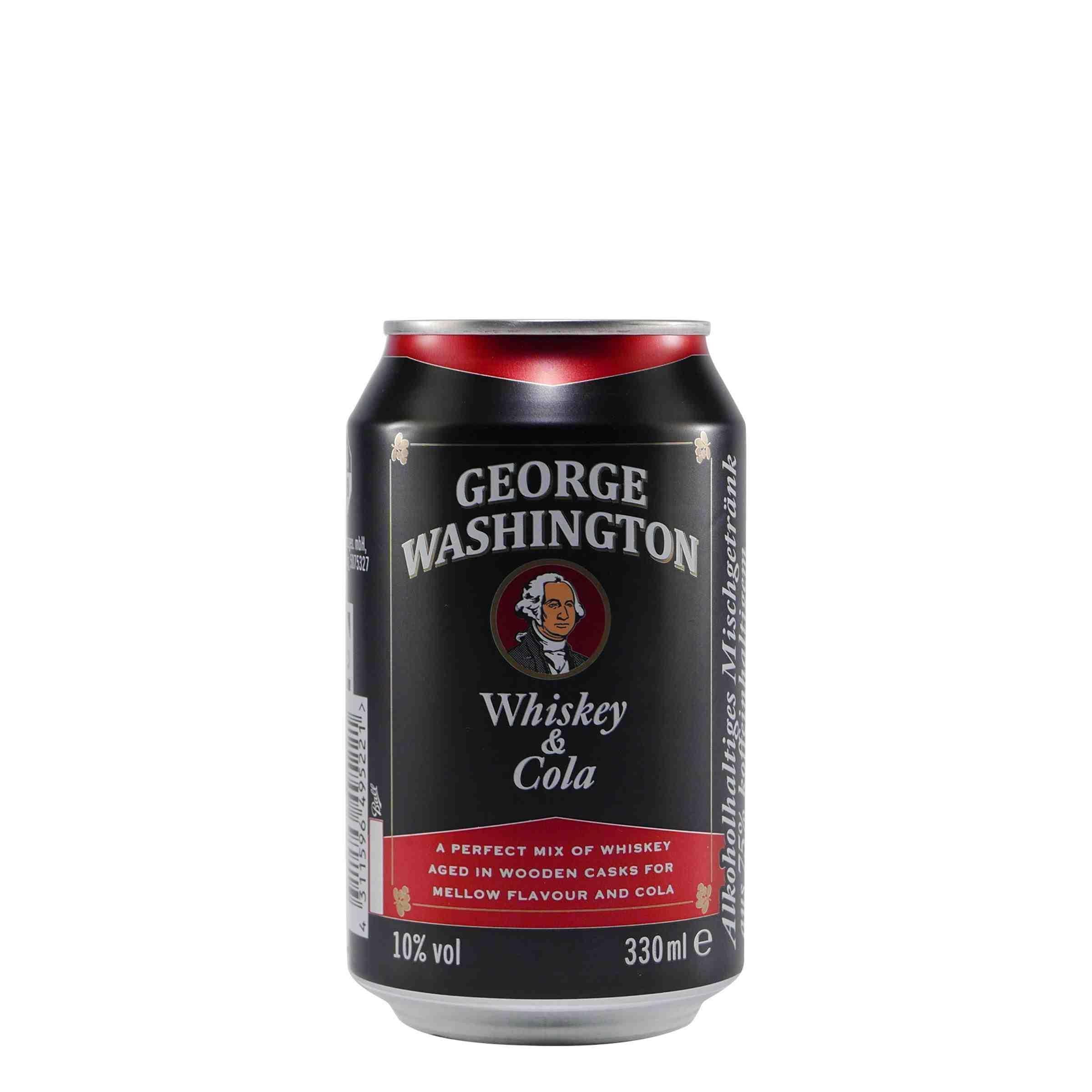 George Washington Whiskey & Cola (12 x 0,33L) EINWEG