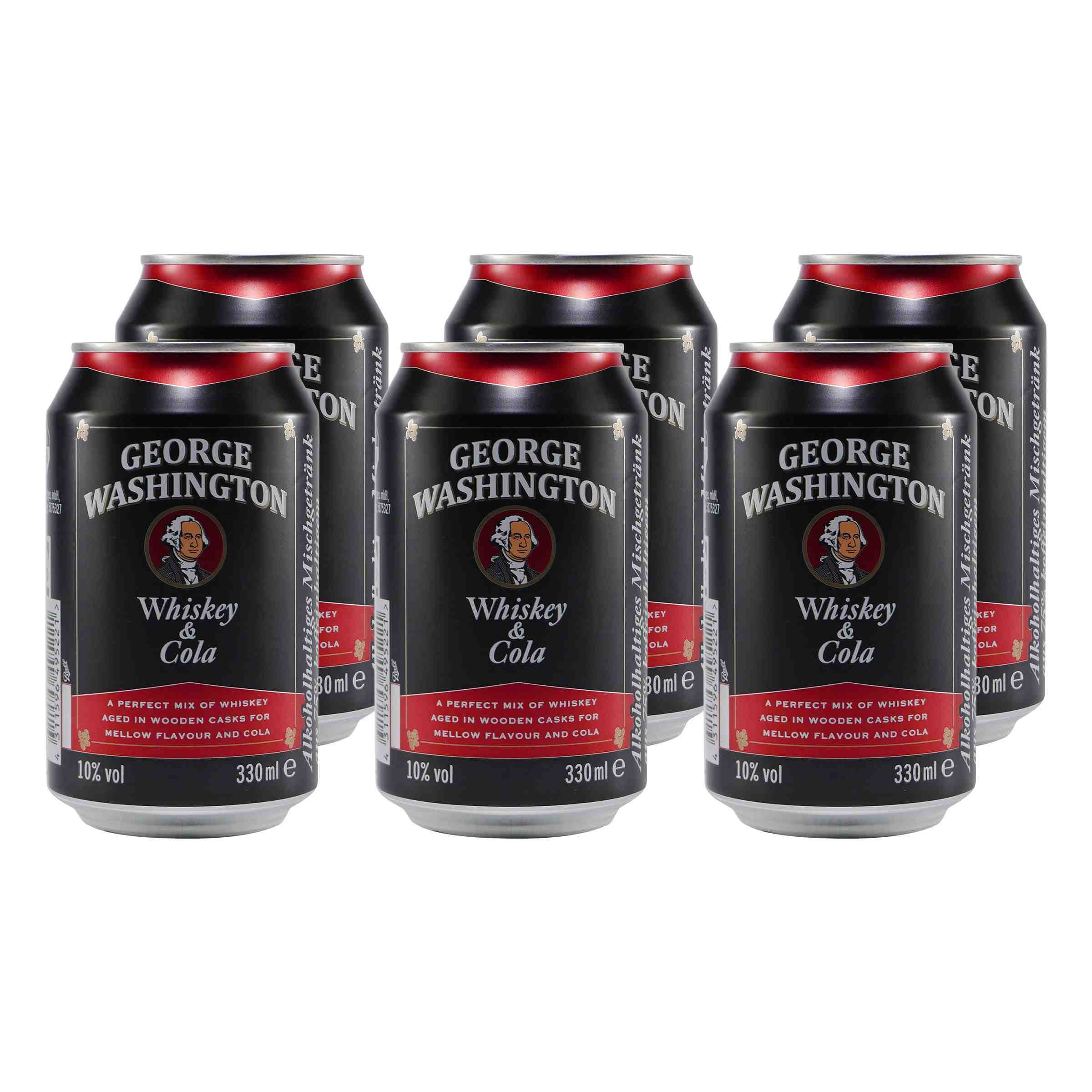 George Washington Whiskey & Cola (12 x 0,33L)