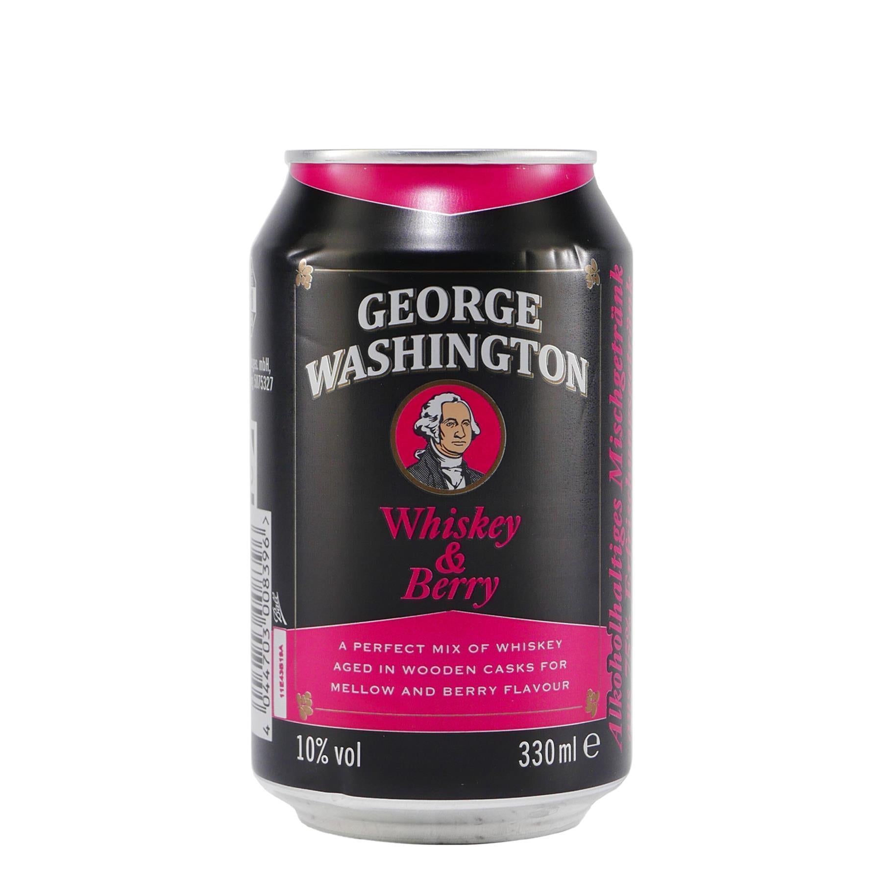 George Washington Whiskey & Berry (12 x 0,33L) EINWEG