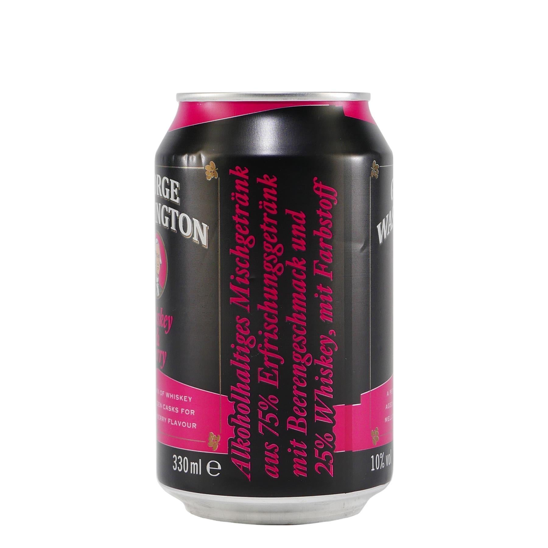 George Washington Whiskey & Berry (12 x 0,33L) EINWEG
