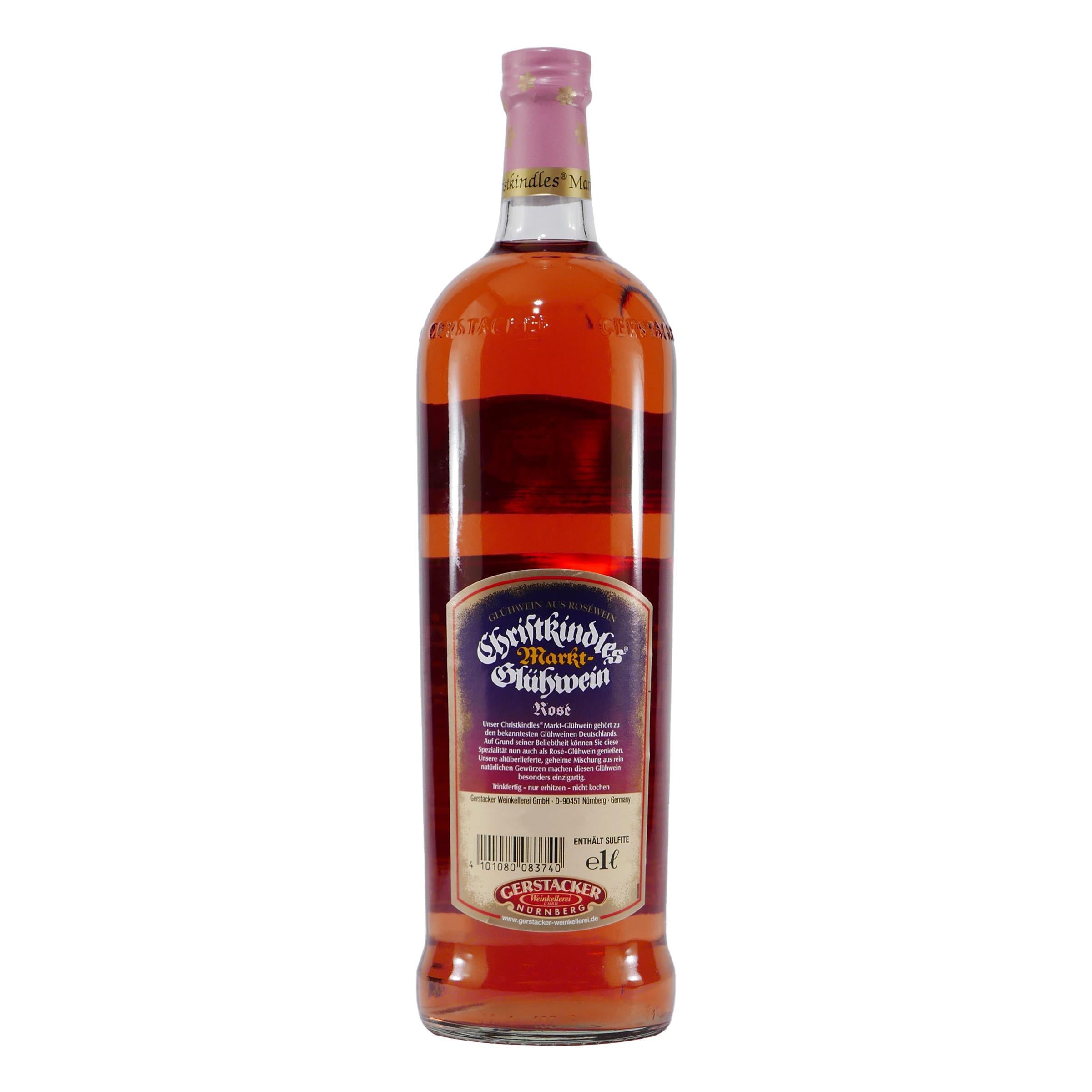 Gerstacker Christkindles Markt-Glühwein Rosé (6 x 1,0L)