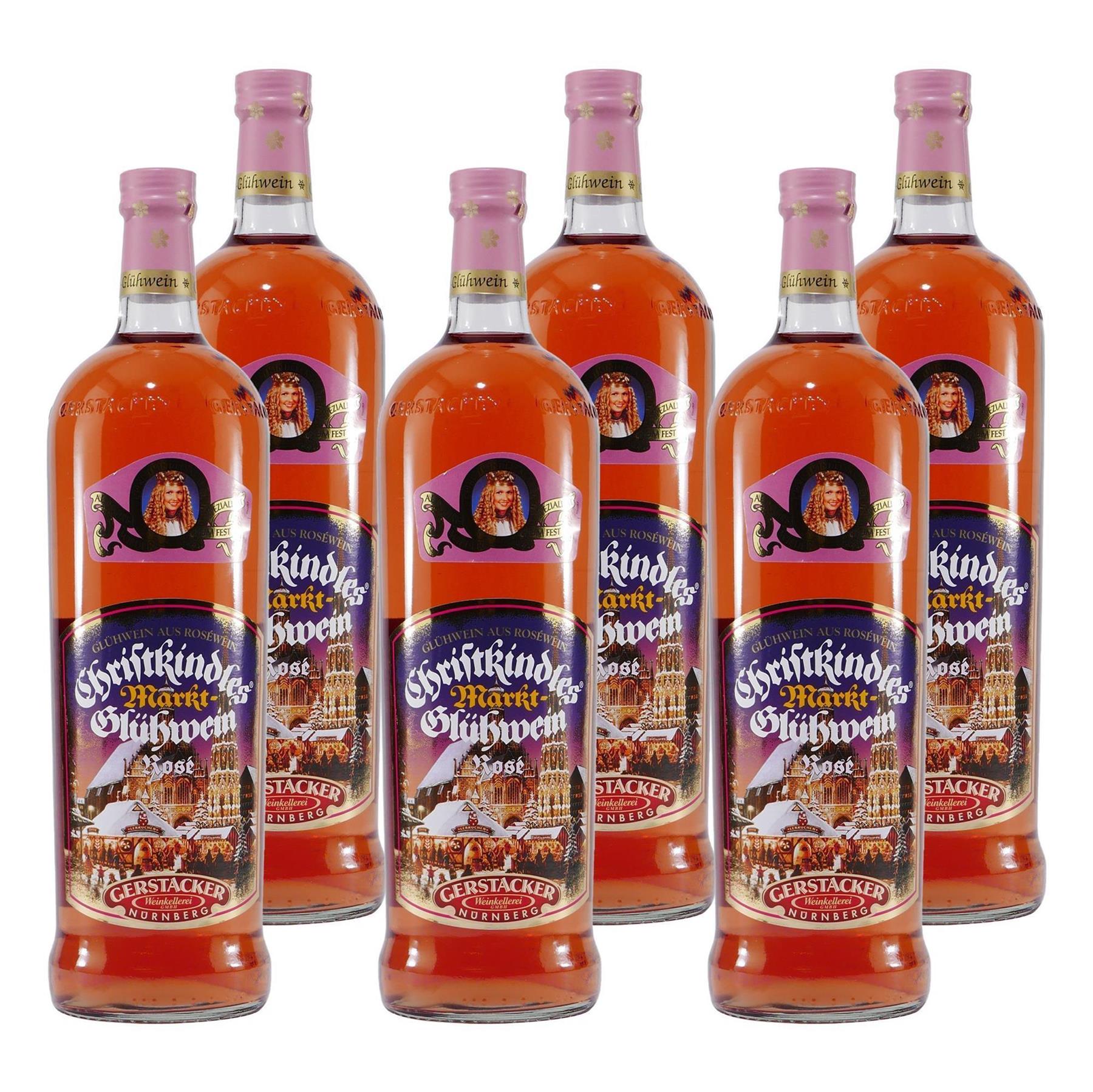 Gerstacker Christkindles Markt-Glühwein Rosé (6 x 1,0L)