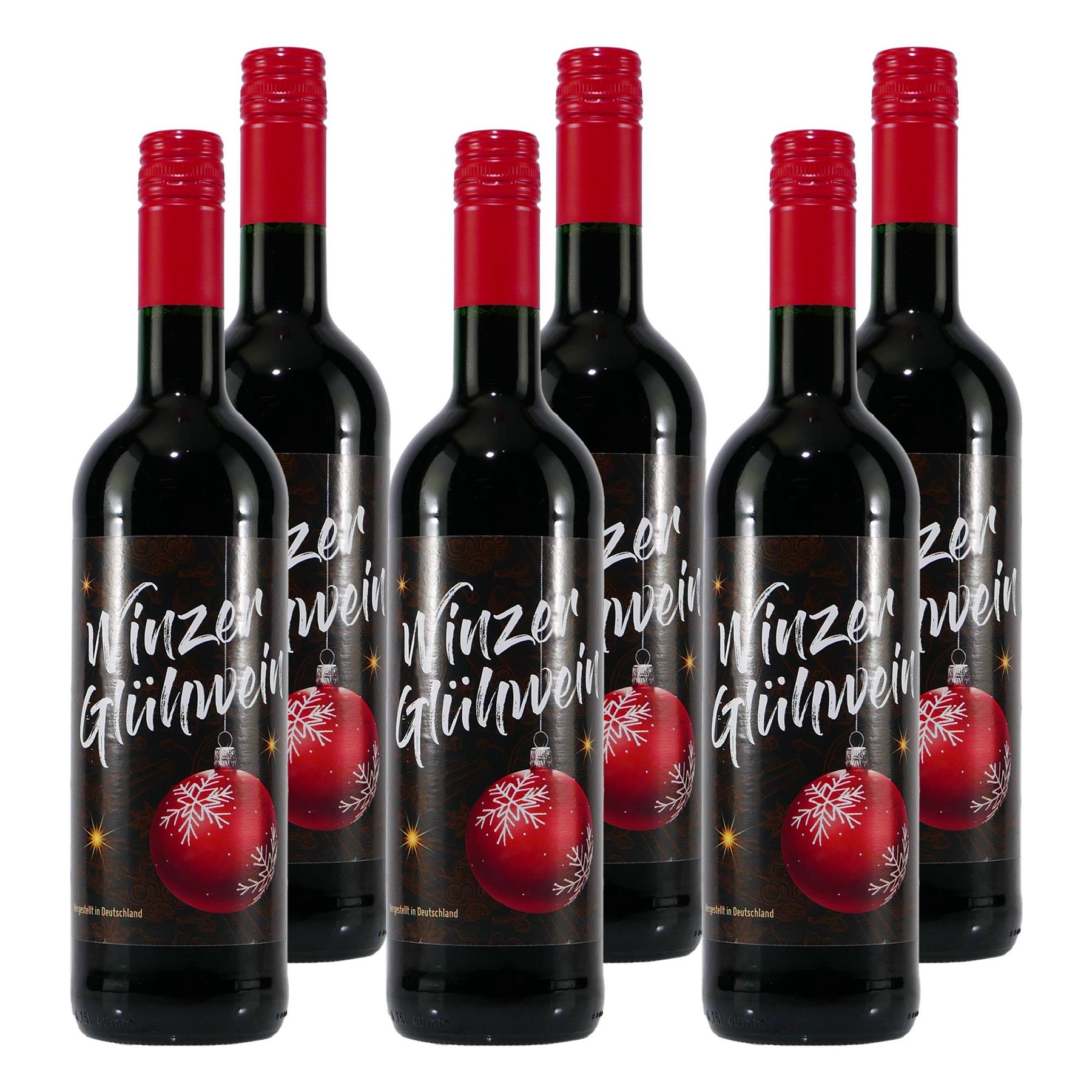 Hüttenglut Winzer-Glühwein (6 x 0,75L)