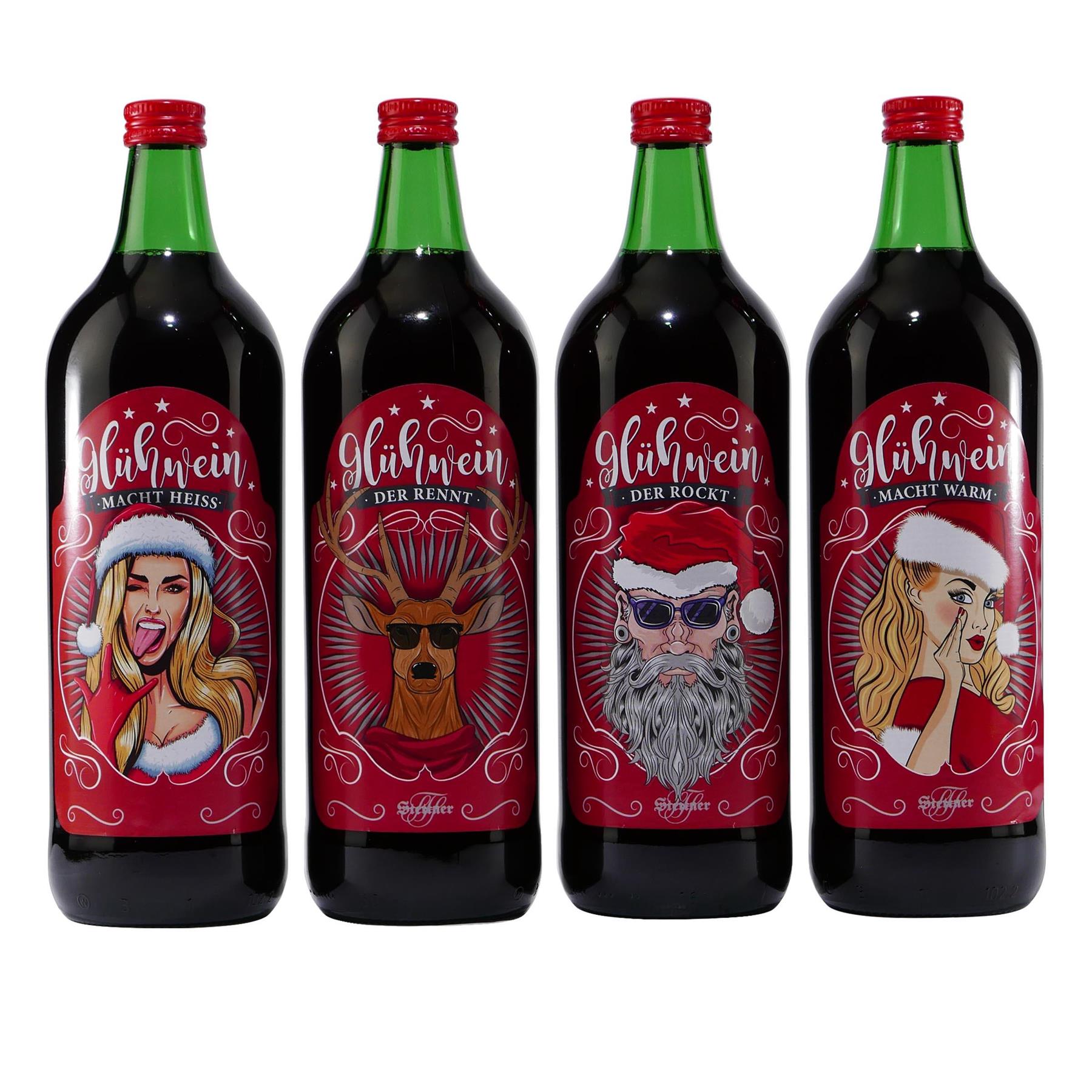 Stettner Weihnachts Glühwein Edition -Zufall Etikett- (6 x 1,0L)