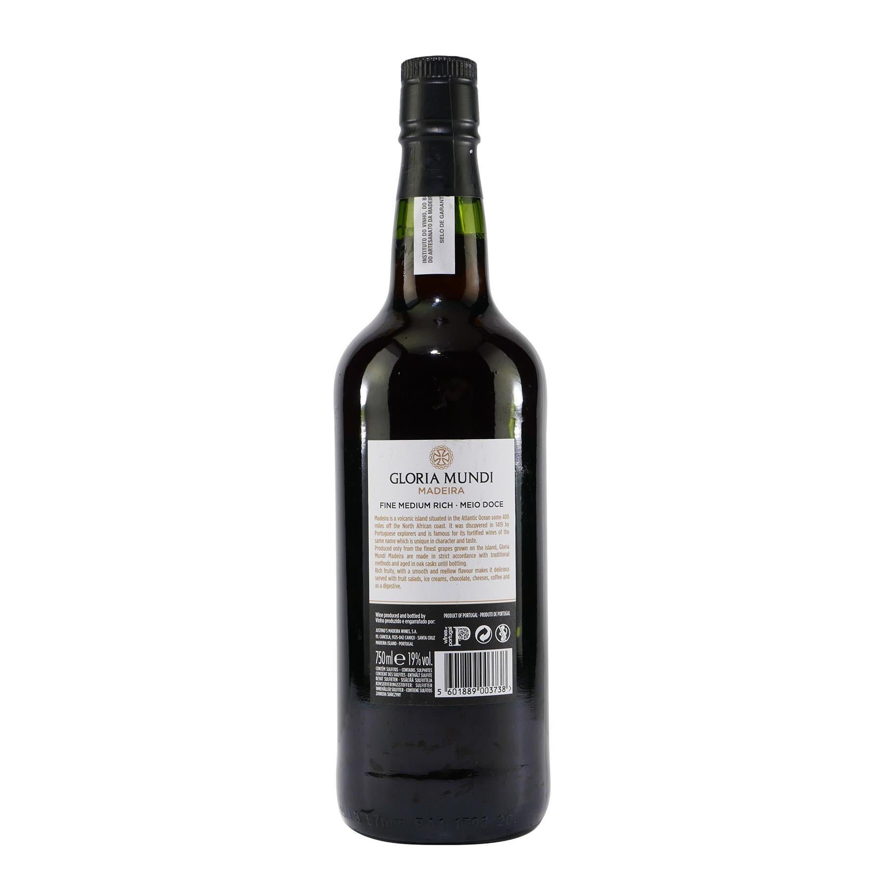 Gloria Mundi Madeira -Fine Medium Rich-