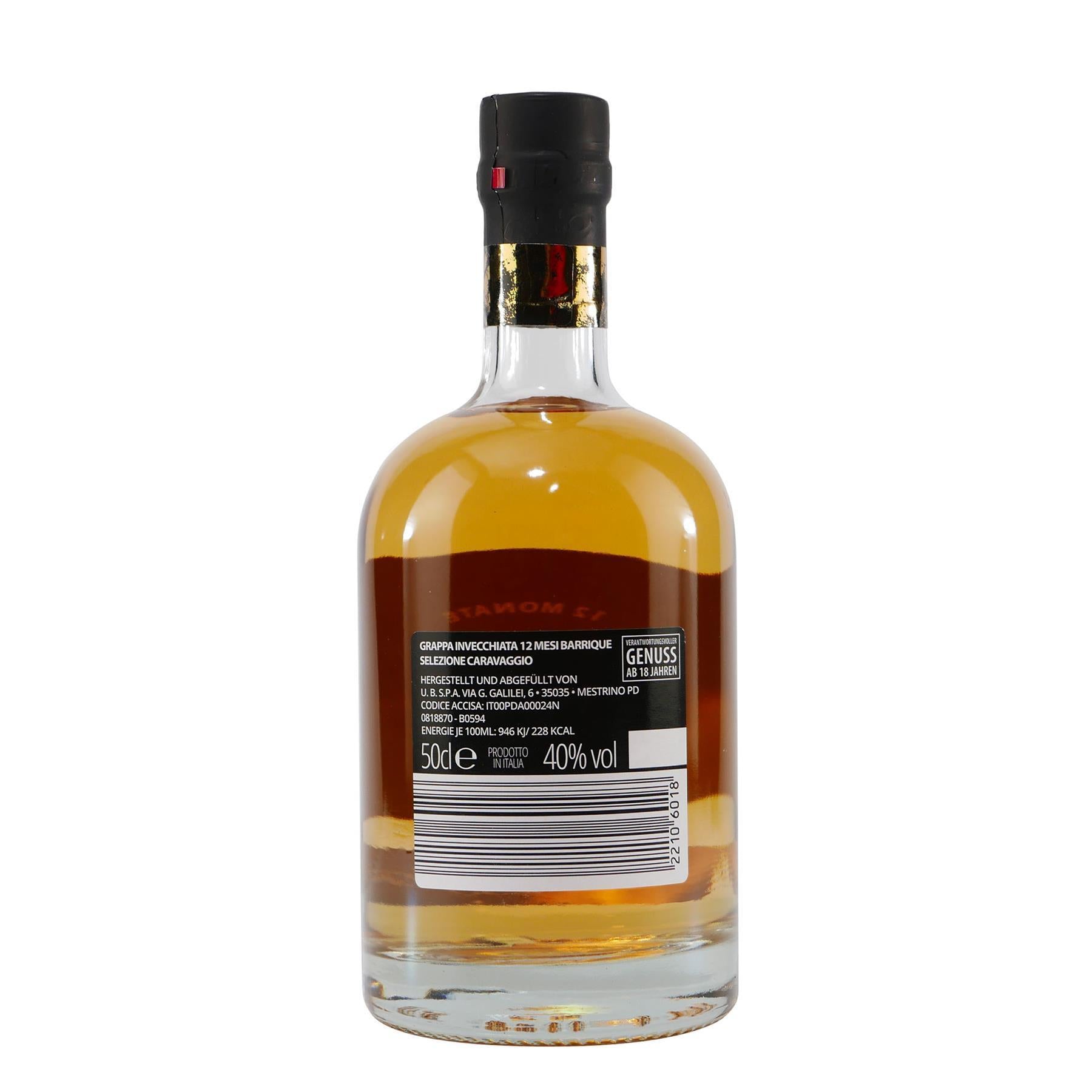 Caravaggio Grappa Barrique (6 x 0,5L)