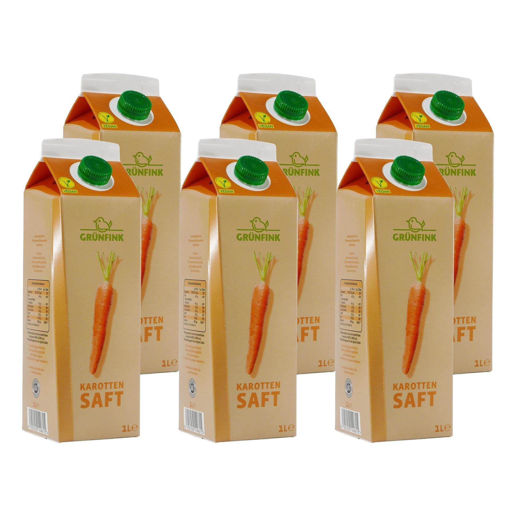 Grünfink Karotten Saft (8 x 1,0L)