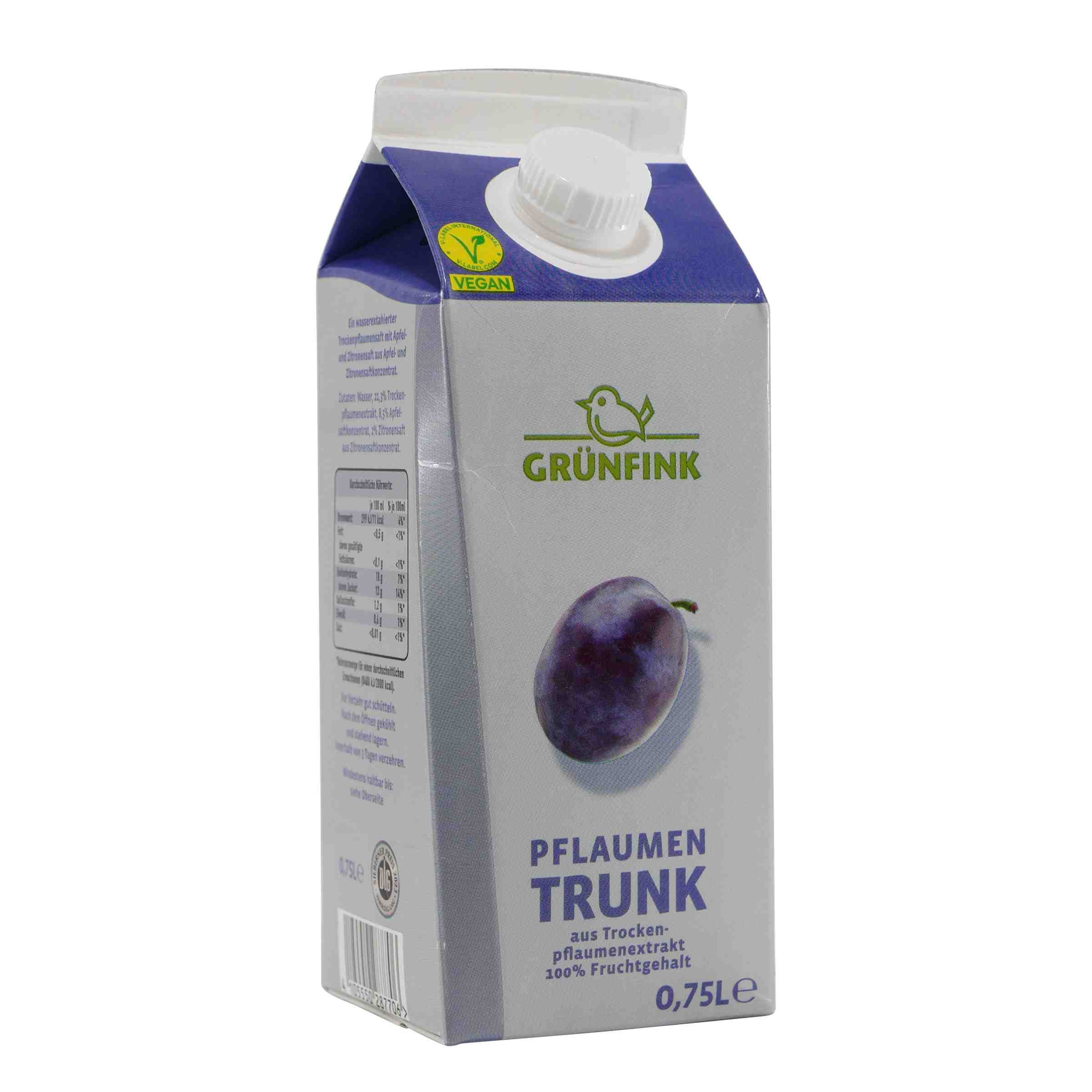 Grünfink Pflaumentrunk (8 x 0,75L)