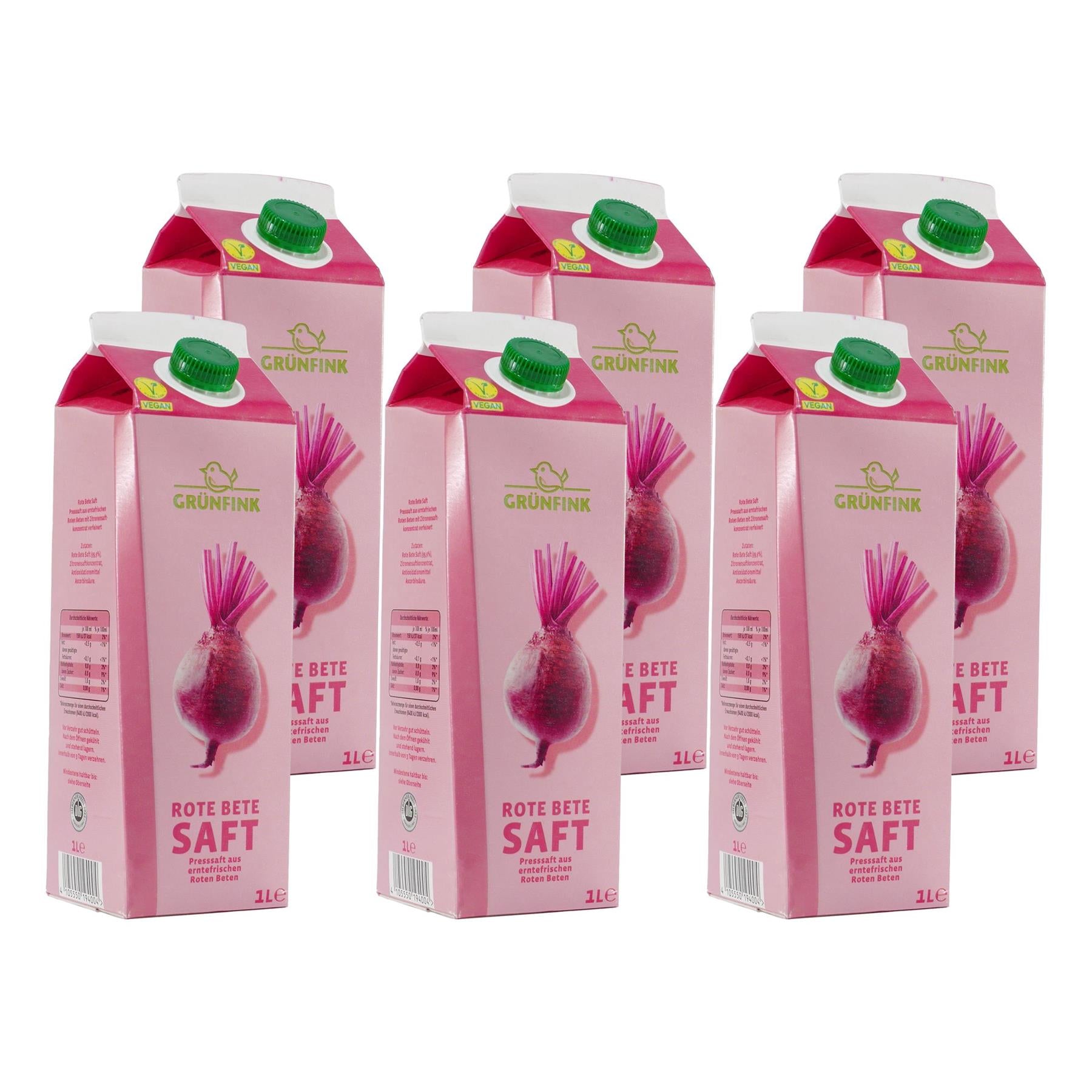 Grünfink Rote Bete Saft (8 x 1,0L)