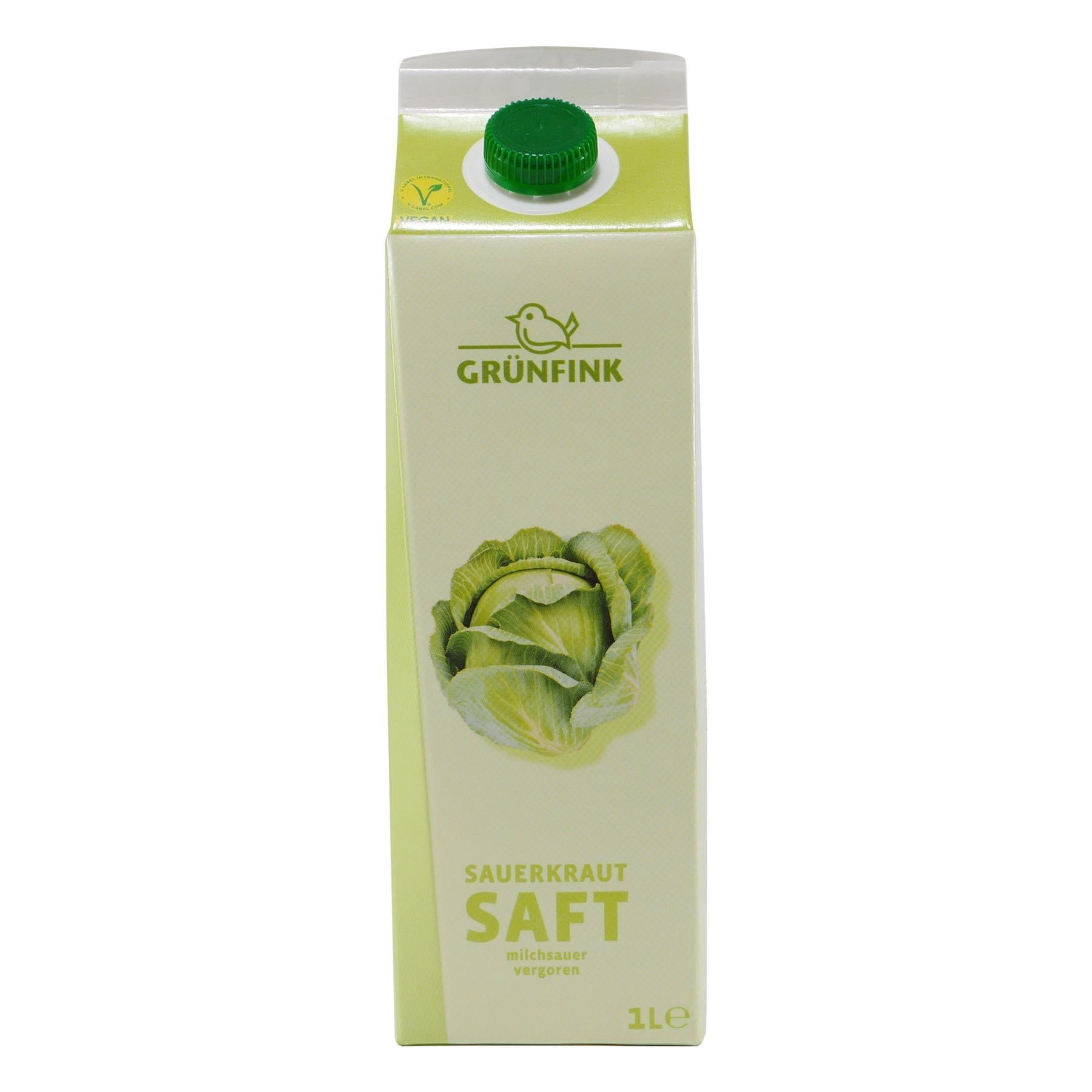 Grünfink Sauerkraut Saft (8 x 1,0L)