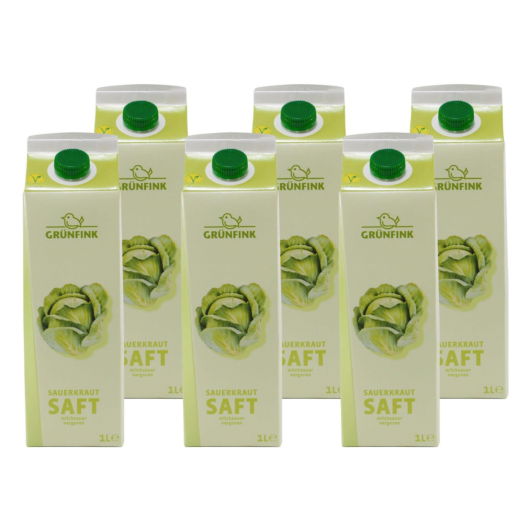Grünfink Sauerkraut Saft (8 x 1,0L)