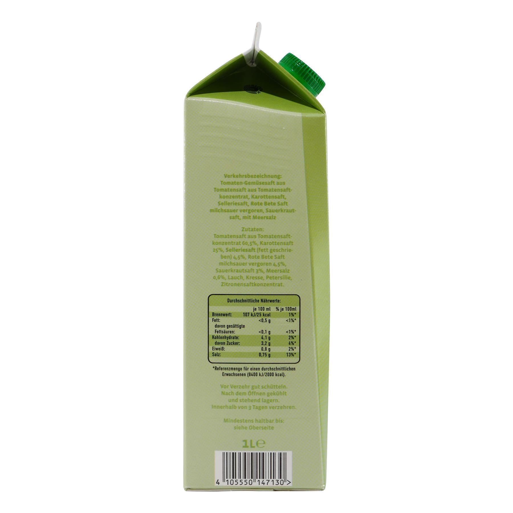 Grünfink Tomate-Gemüse Saft (8 x 1,0L)