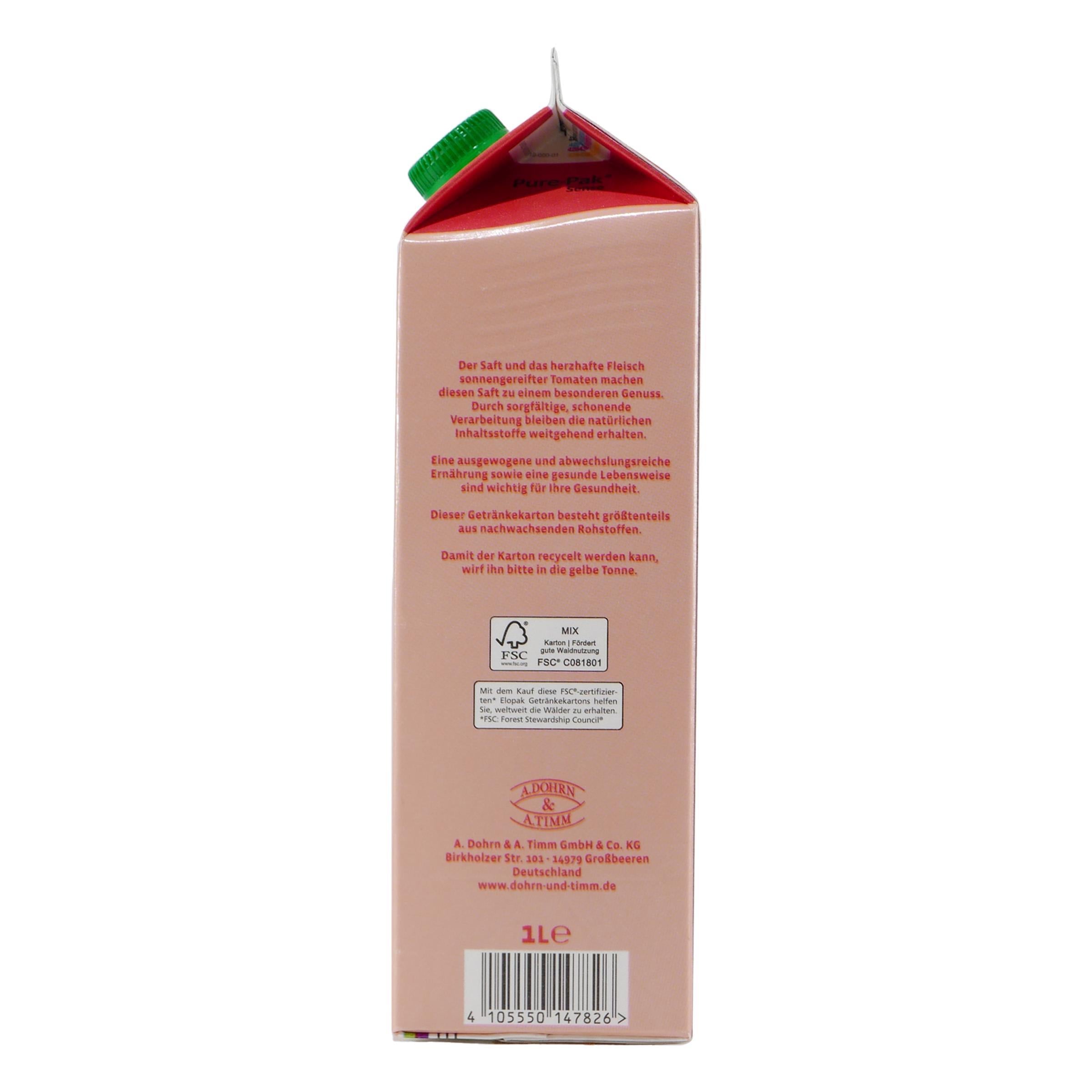 Grünfink Tomaten Saft (8 x 1,0L)