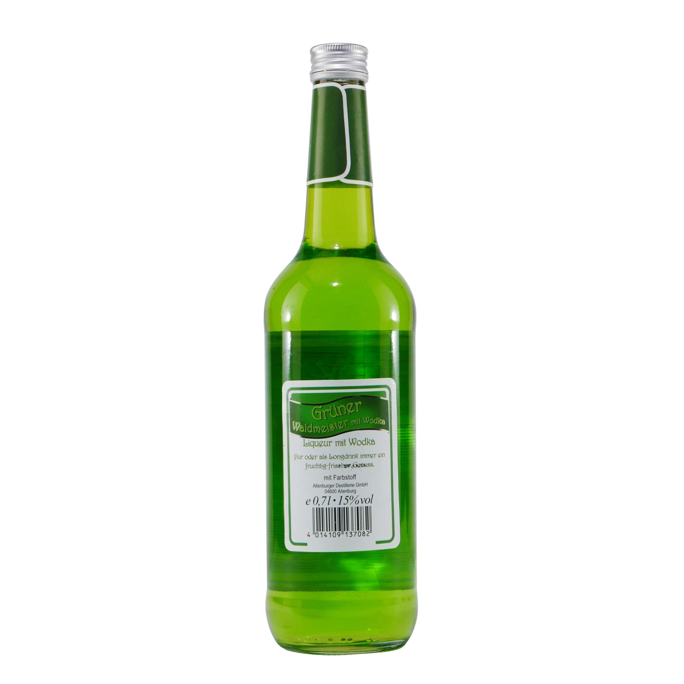 Altenburger Grüner Waldmeister Likör mit Wodka