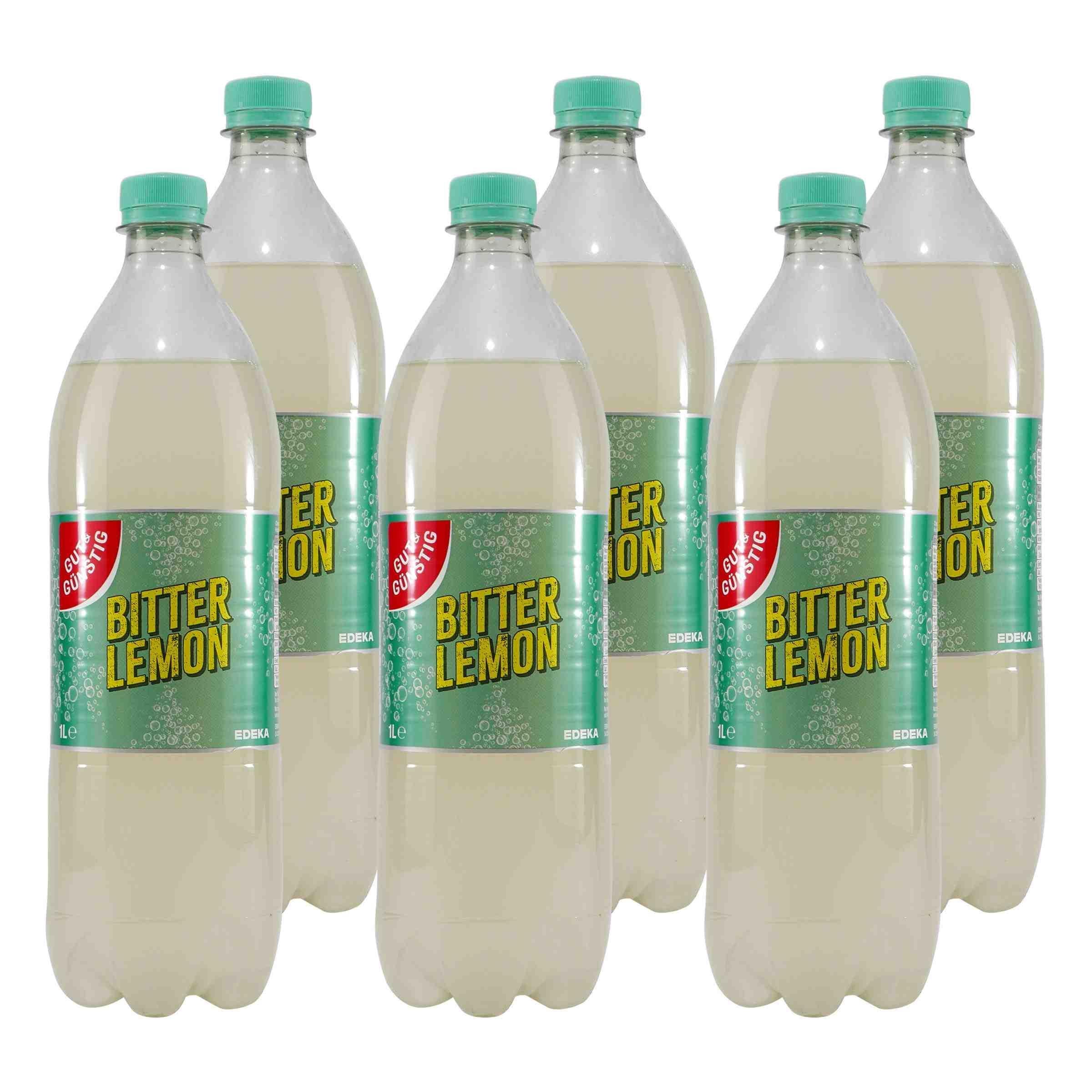 Gut & Günstig Bitter Lemon (6 x 1,0L)