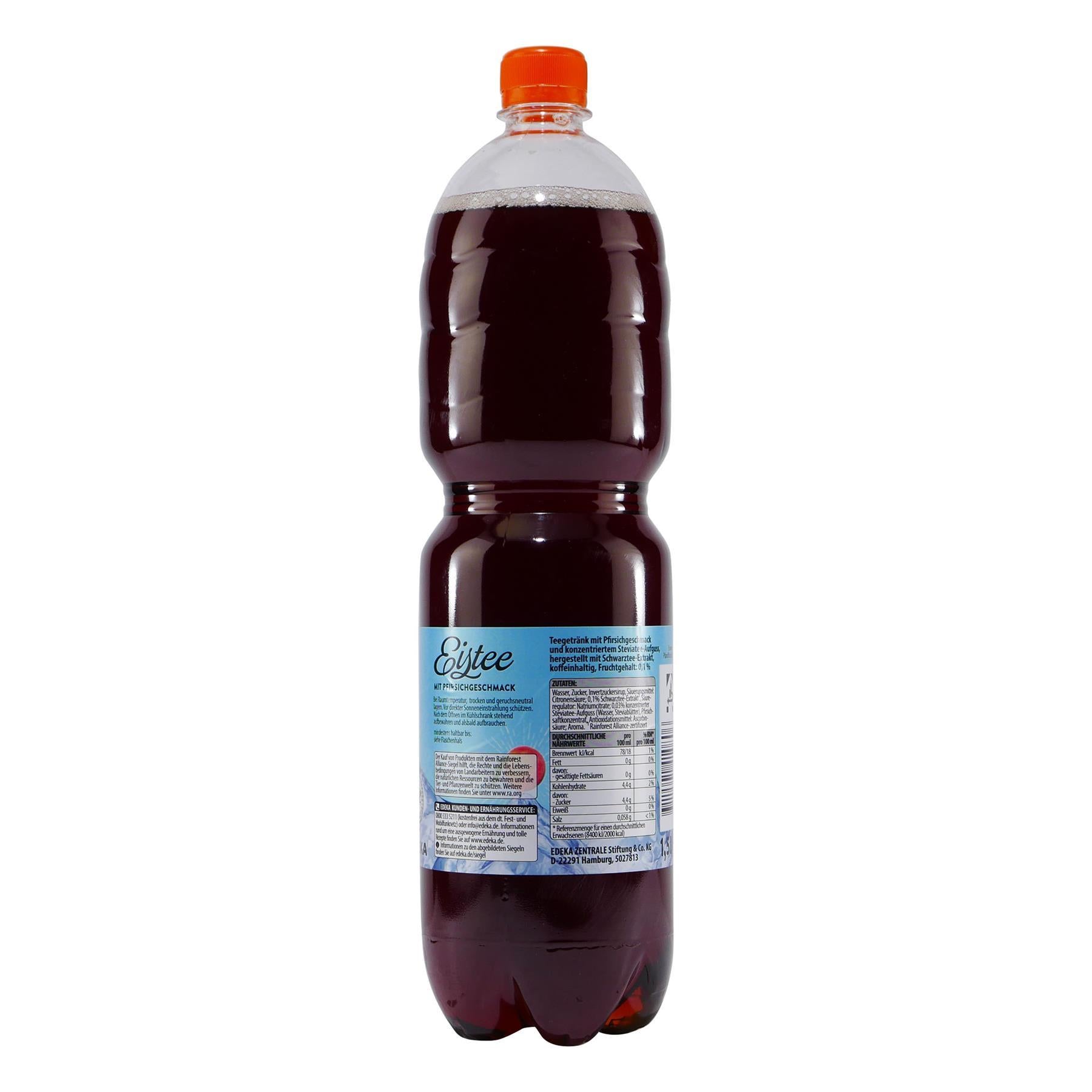Gut & Günstig Eistee Pfirsich (6 x 1,5L)