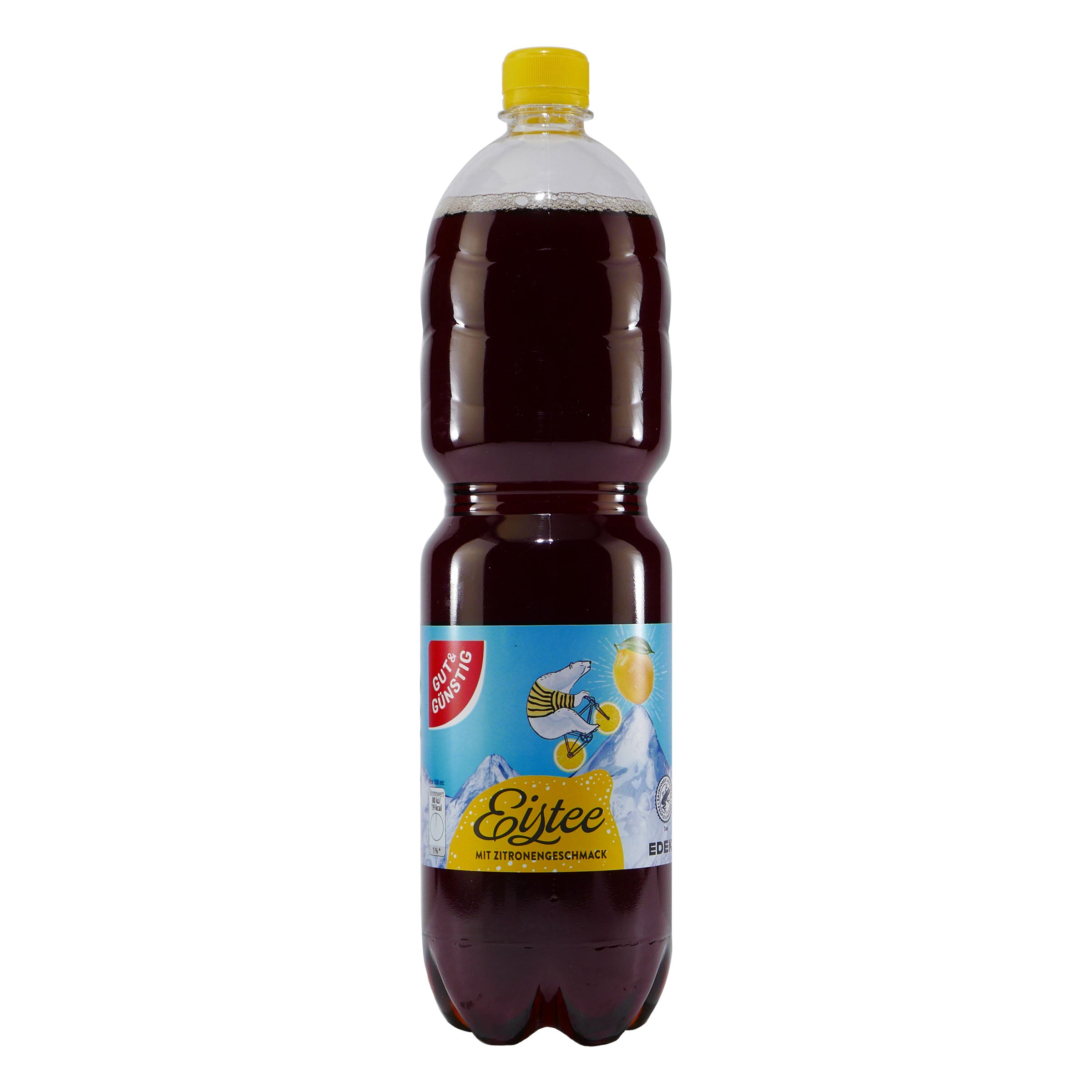 Gut & Günstig Eistee Zitrone (6 x 1,5L)