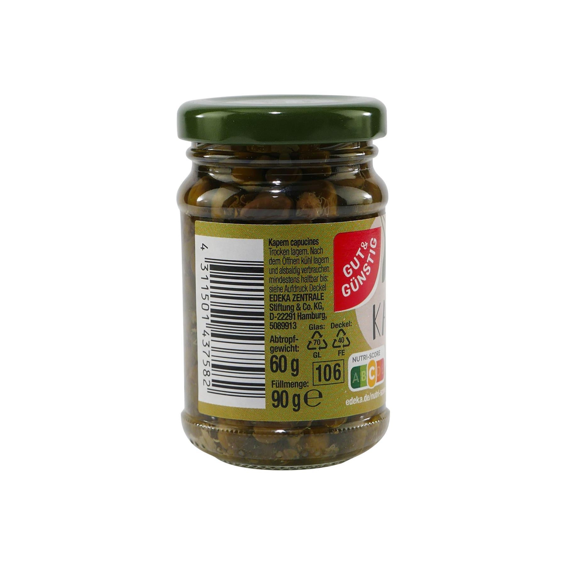 Gut & Günstig Kapern (8 x 90g)