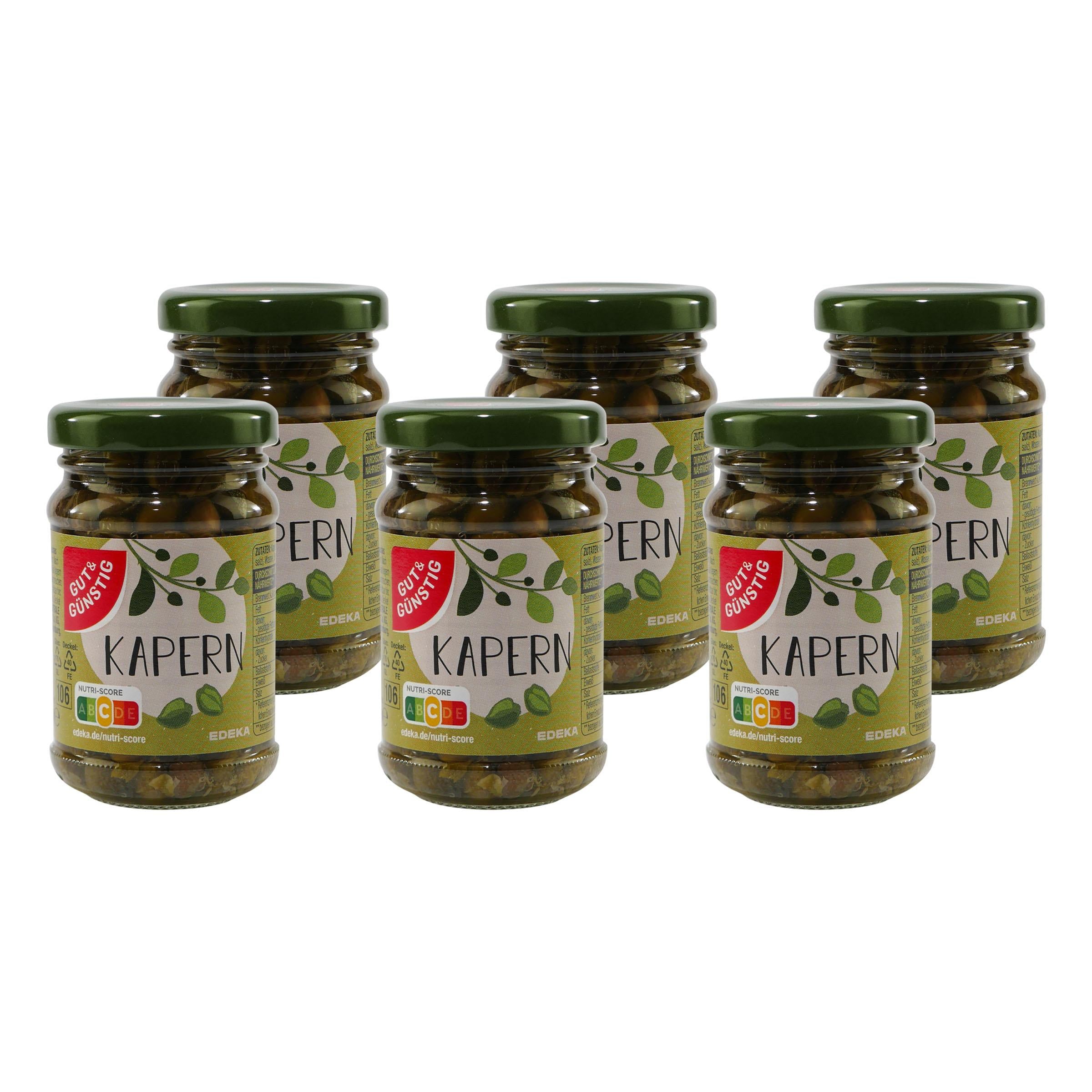 Gut & Günstig Kapern (8 x 90g)