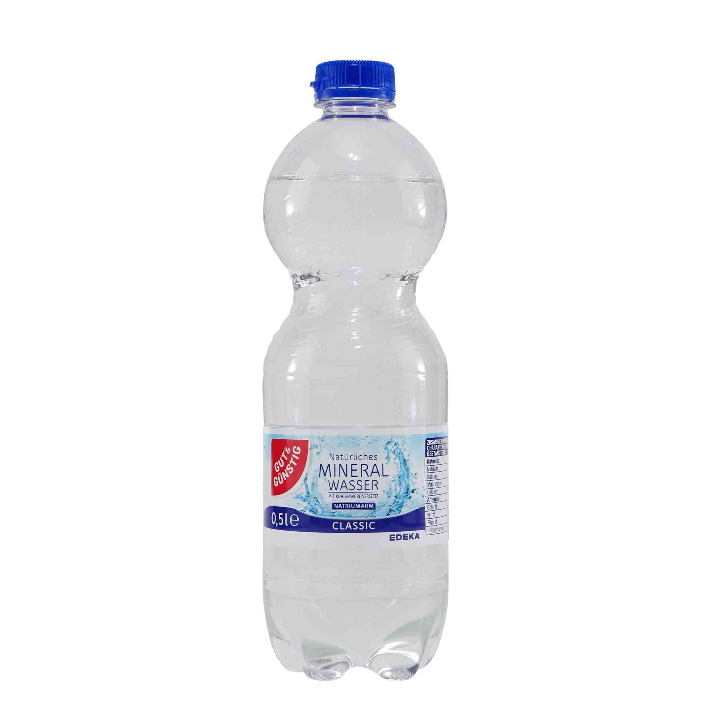 Gut & Günstig Mineralwasser -Classic- (9 x 0,5L)