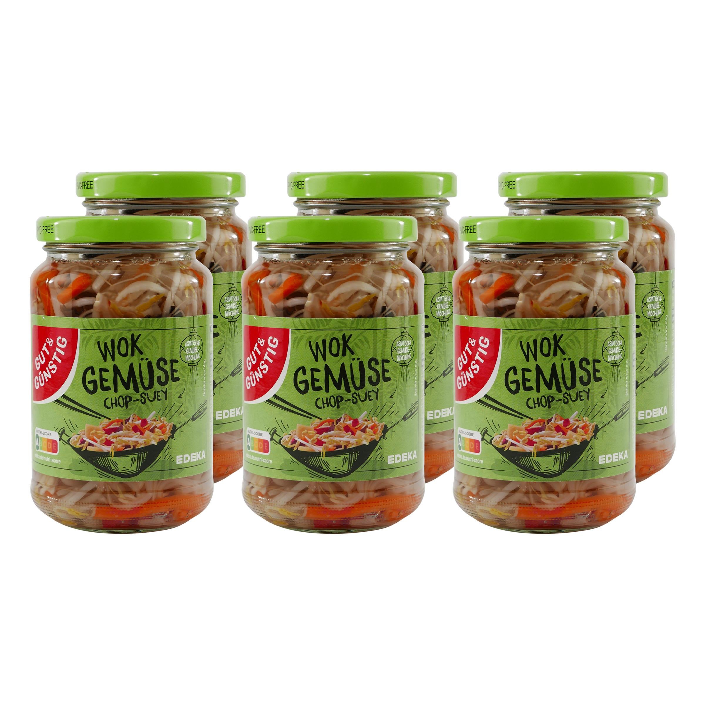 Gut & Günstig Wok Gemüse Chop-Suey (6 x 330g)