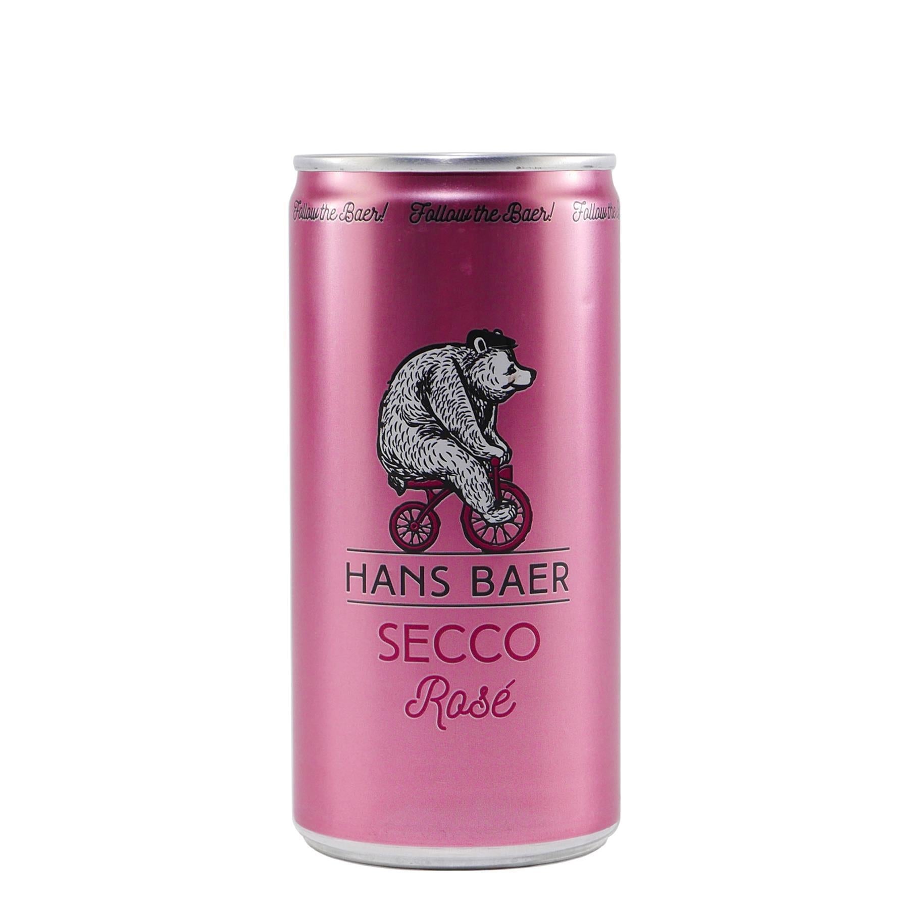 Hans Baer Secco Rosé -trocken- (12 x 0,2L) EINWEG