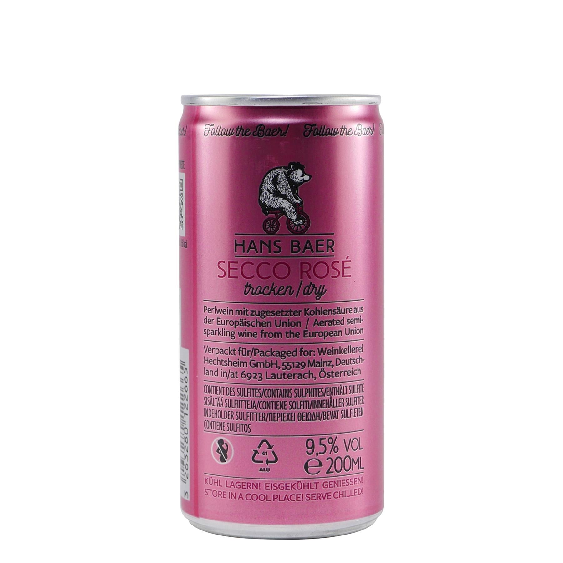 Hans Baer Secco Rosé -trocken- (12 x 0,2L)