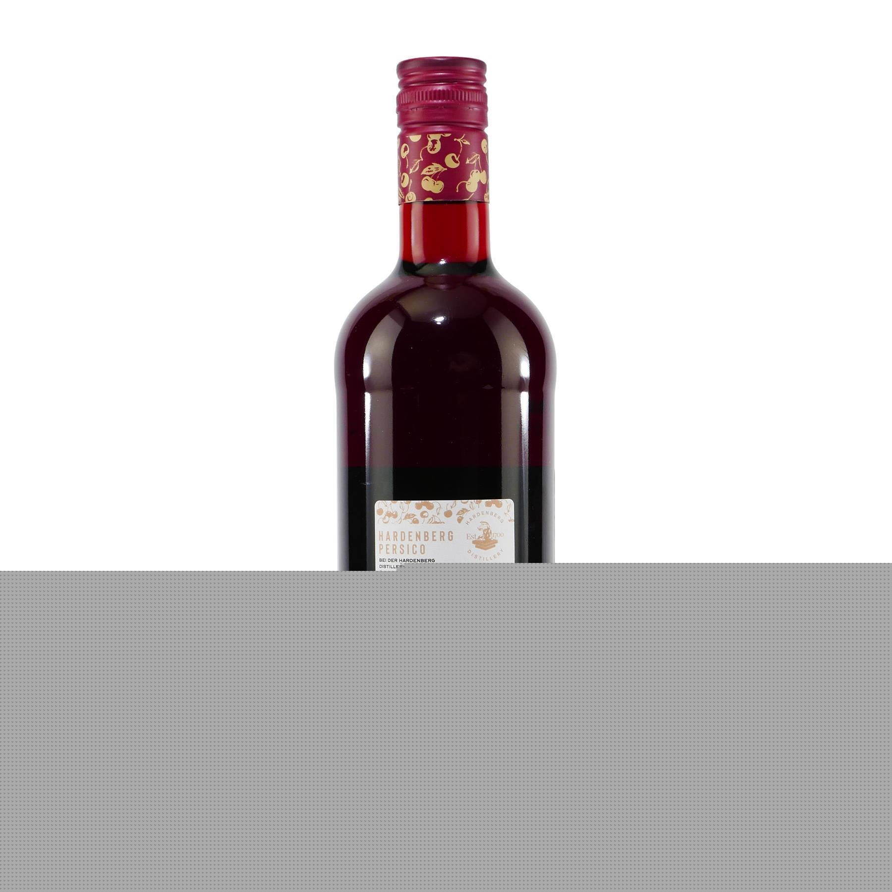 Hardenberg Persico Sauerkirsch Likör mit Geschenk-Holzkiste