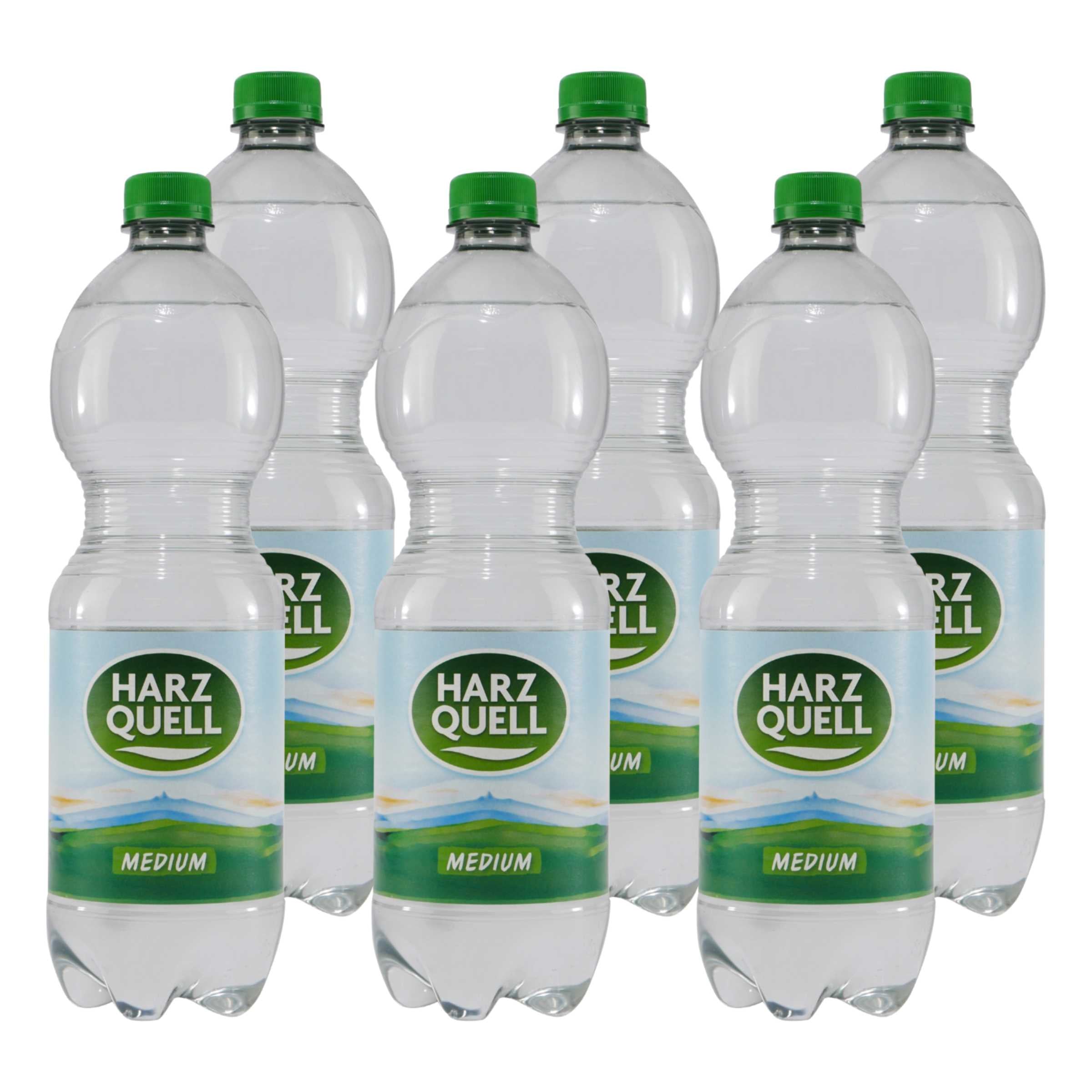 Harzquell Mineralwasser -Medium- (12 x 1,0L)