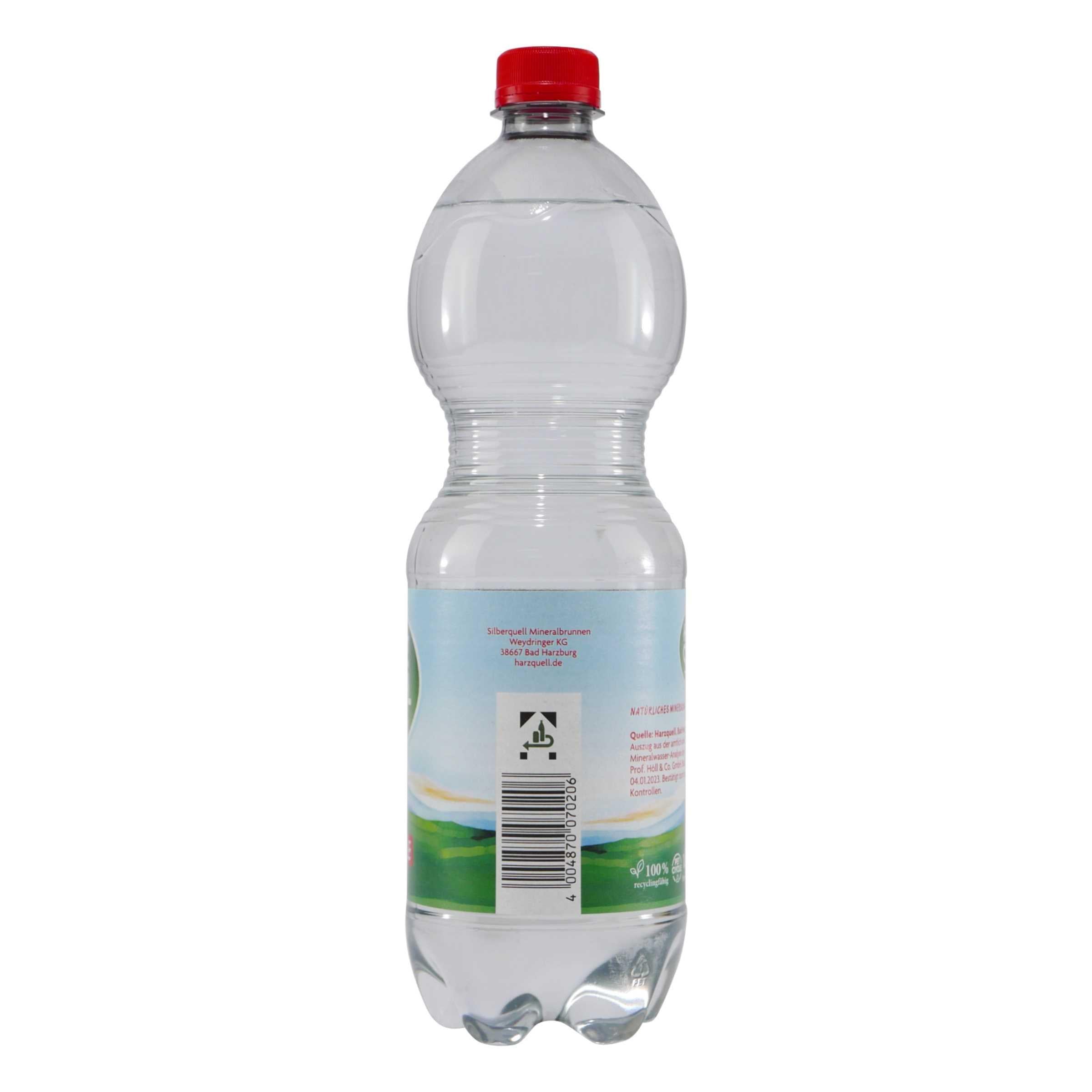 Harzquell Mineralwasser -Naturelle- (12 x 1,0L) EINWEG