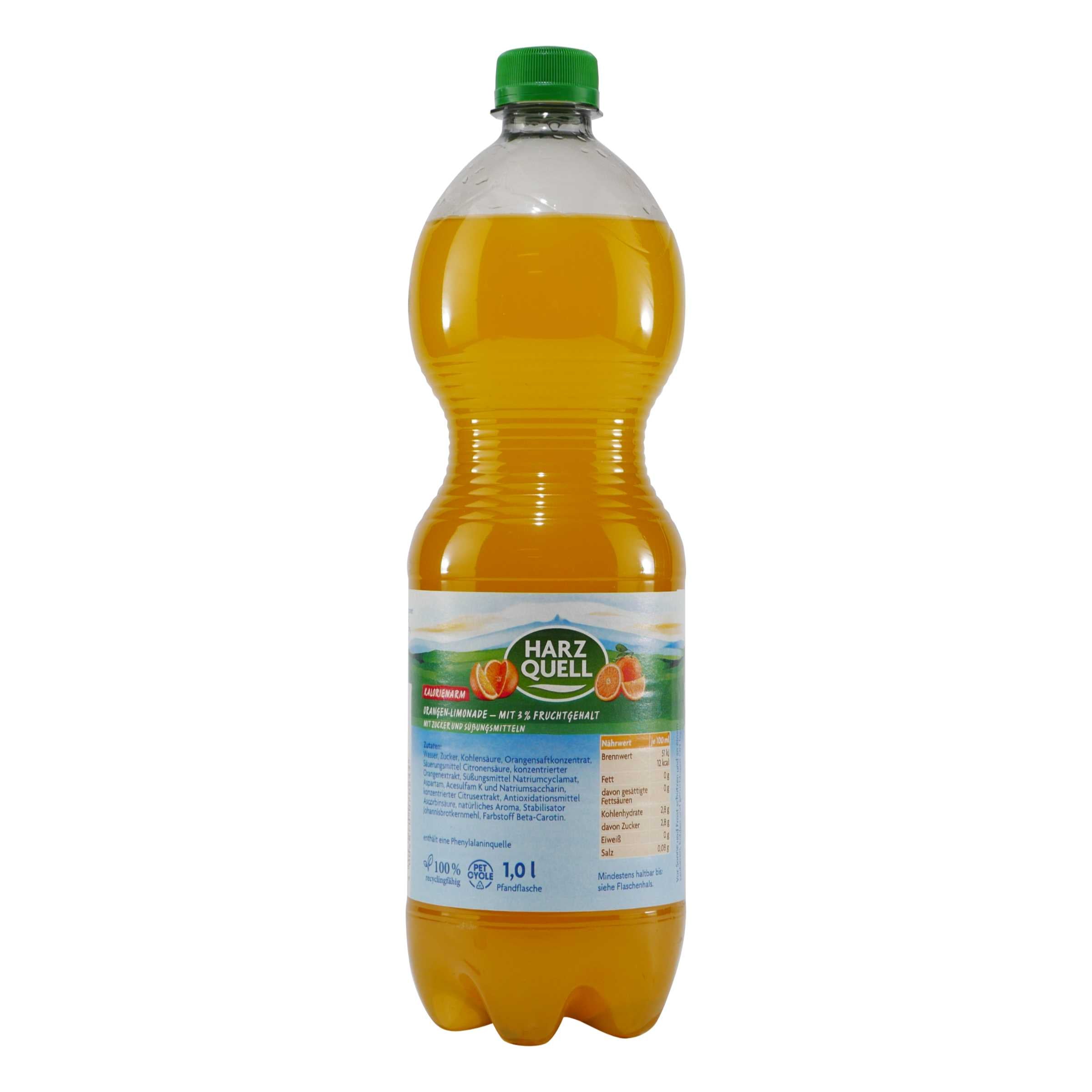 Harzquell Orangen Limonade (12 x 1,0L)