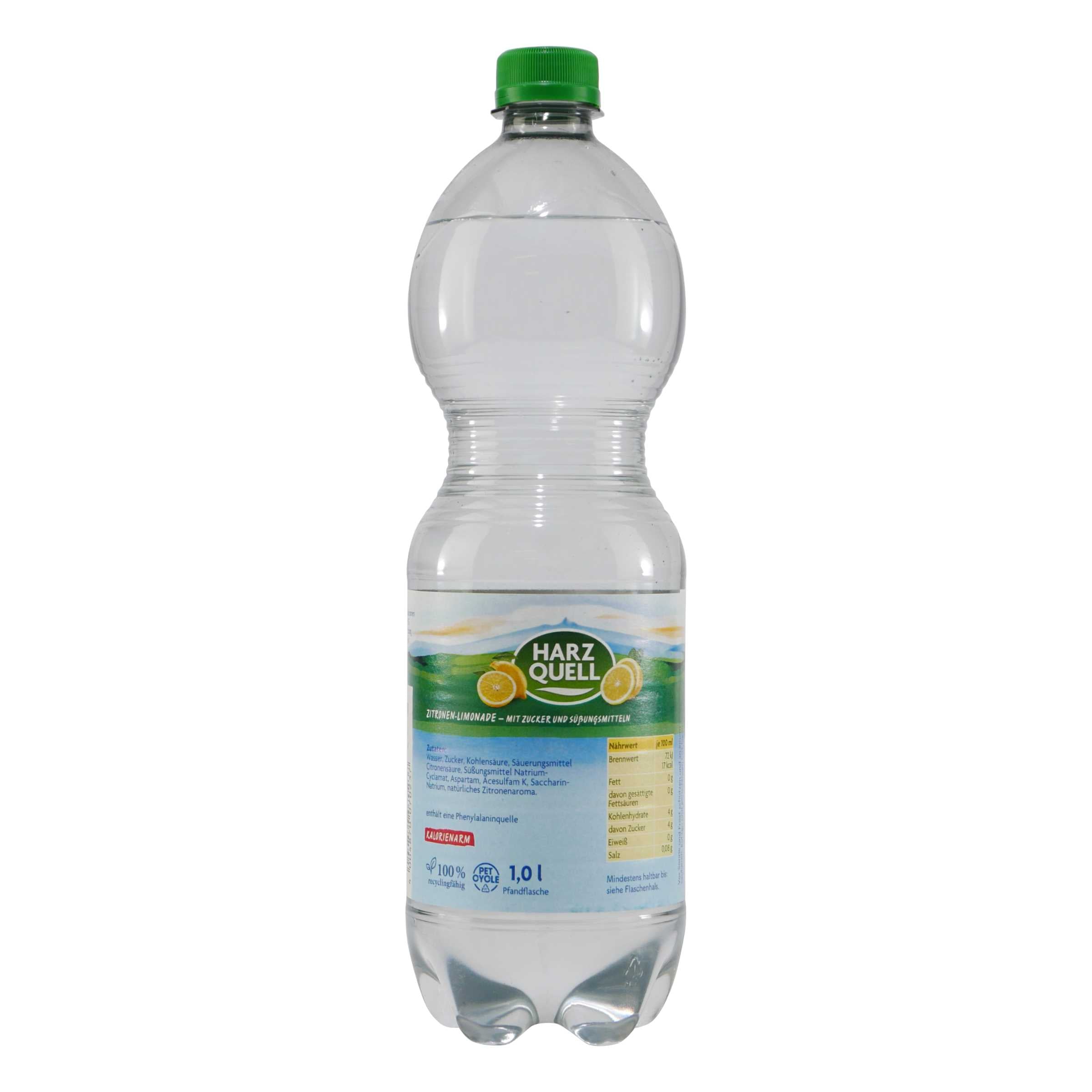 Harzquell Zitronen Limonade (12 x 1,0L)