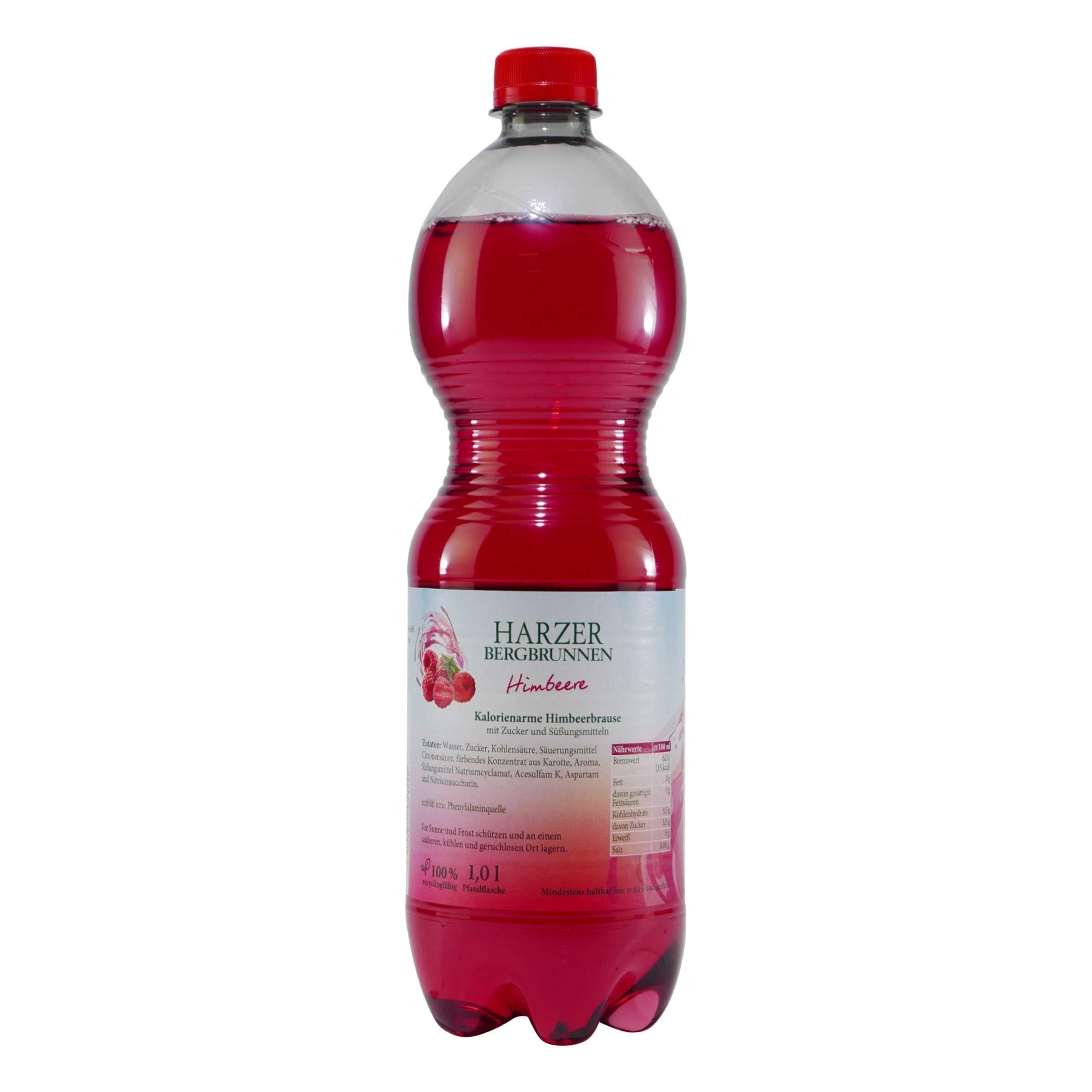 Harzer Bergbrunnen Himbeer-Brause (6 x 1,0L )