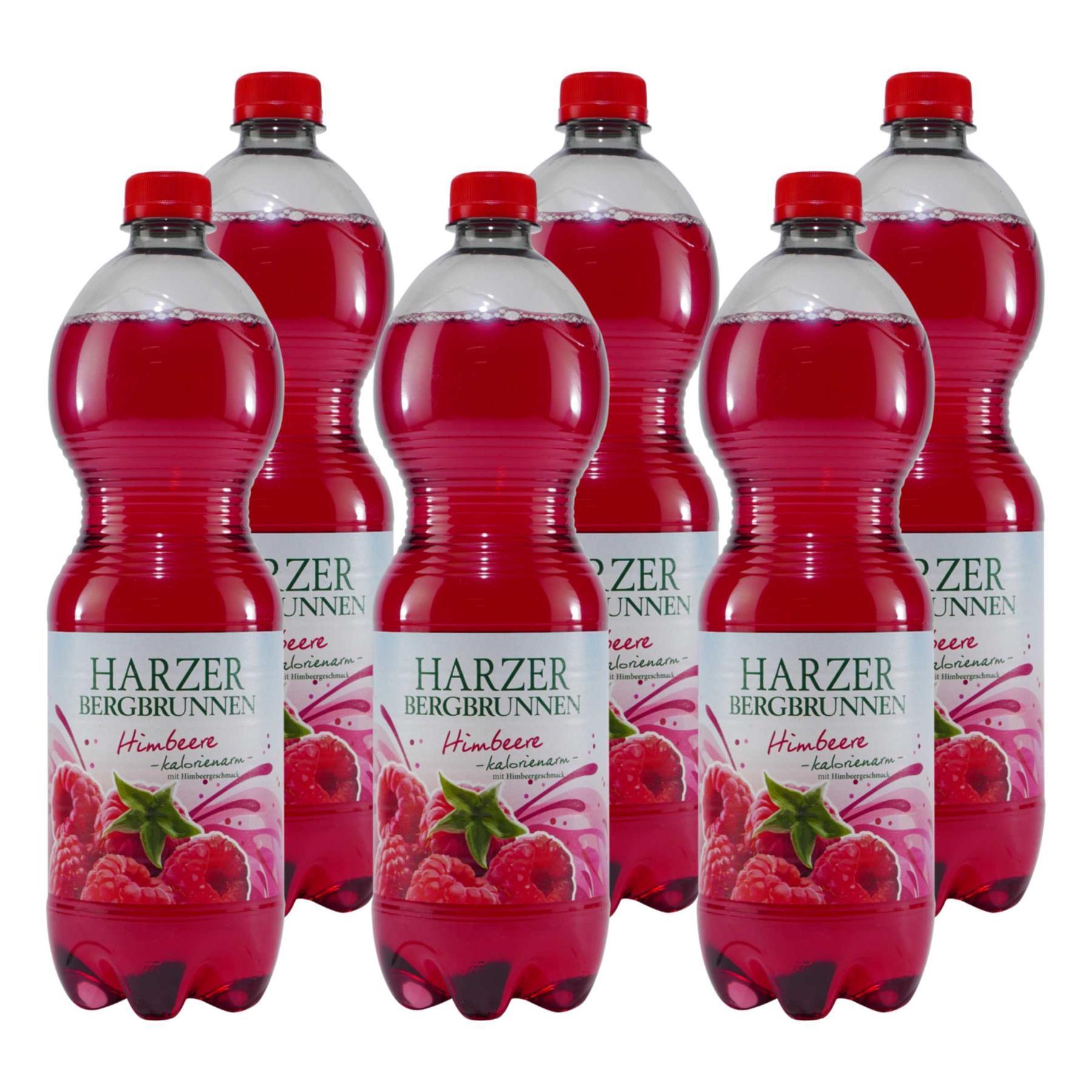 Harzer Bergbrunnen Himbeer-Brause (6 x 1,0L )