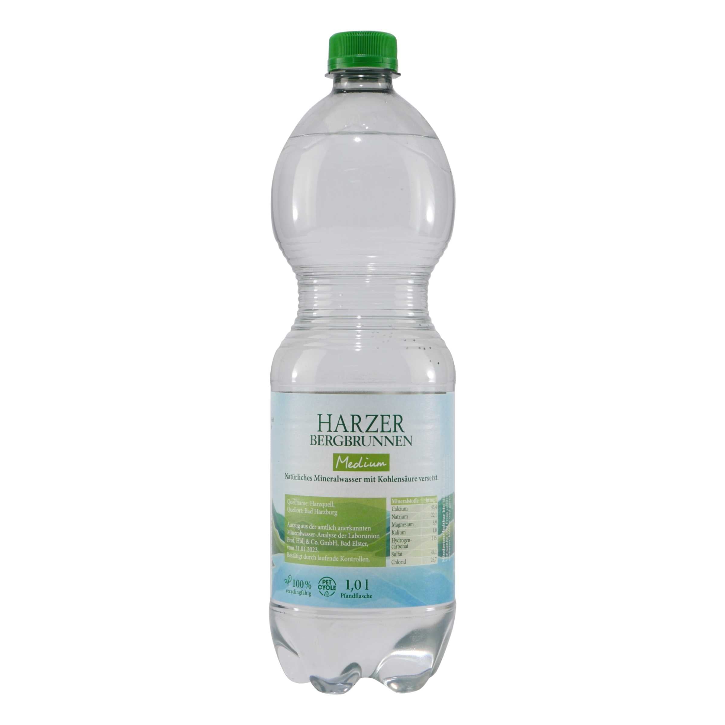 Harzer Bergbrunnen -Medium- (12 x 1,0L)