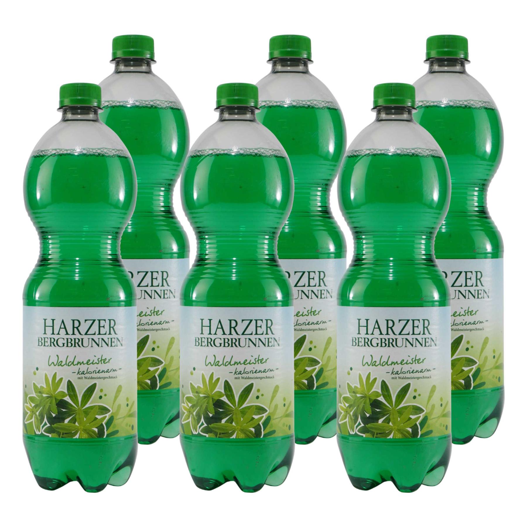Harzer Bergbrunnen Waldmeister-Brause (6 x 1,0L)