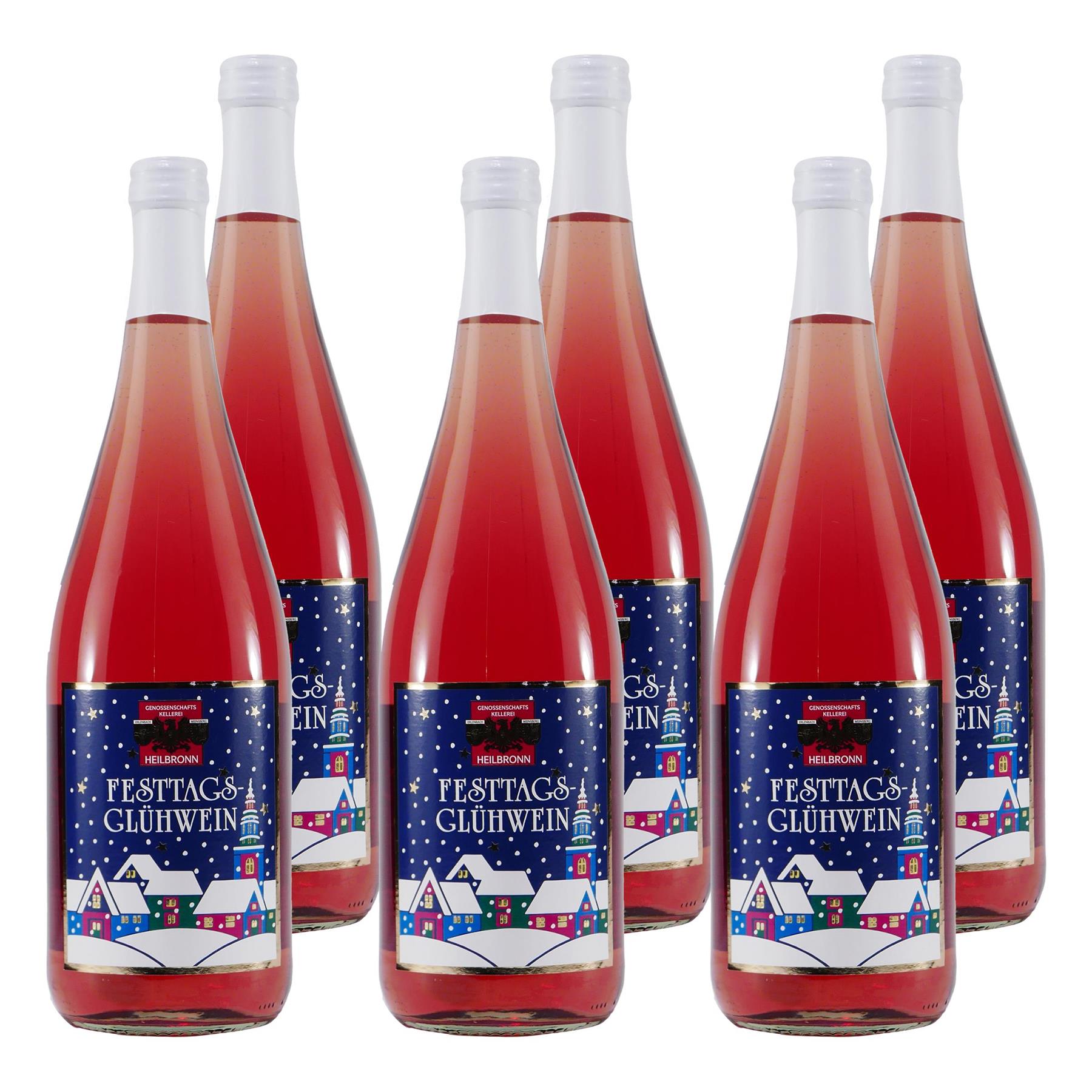 Festtags-Glühwein Rosé (6 x 1,0L)