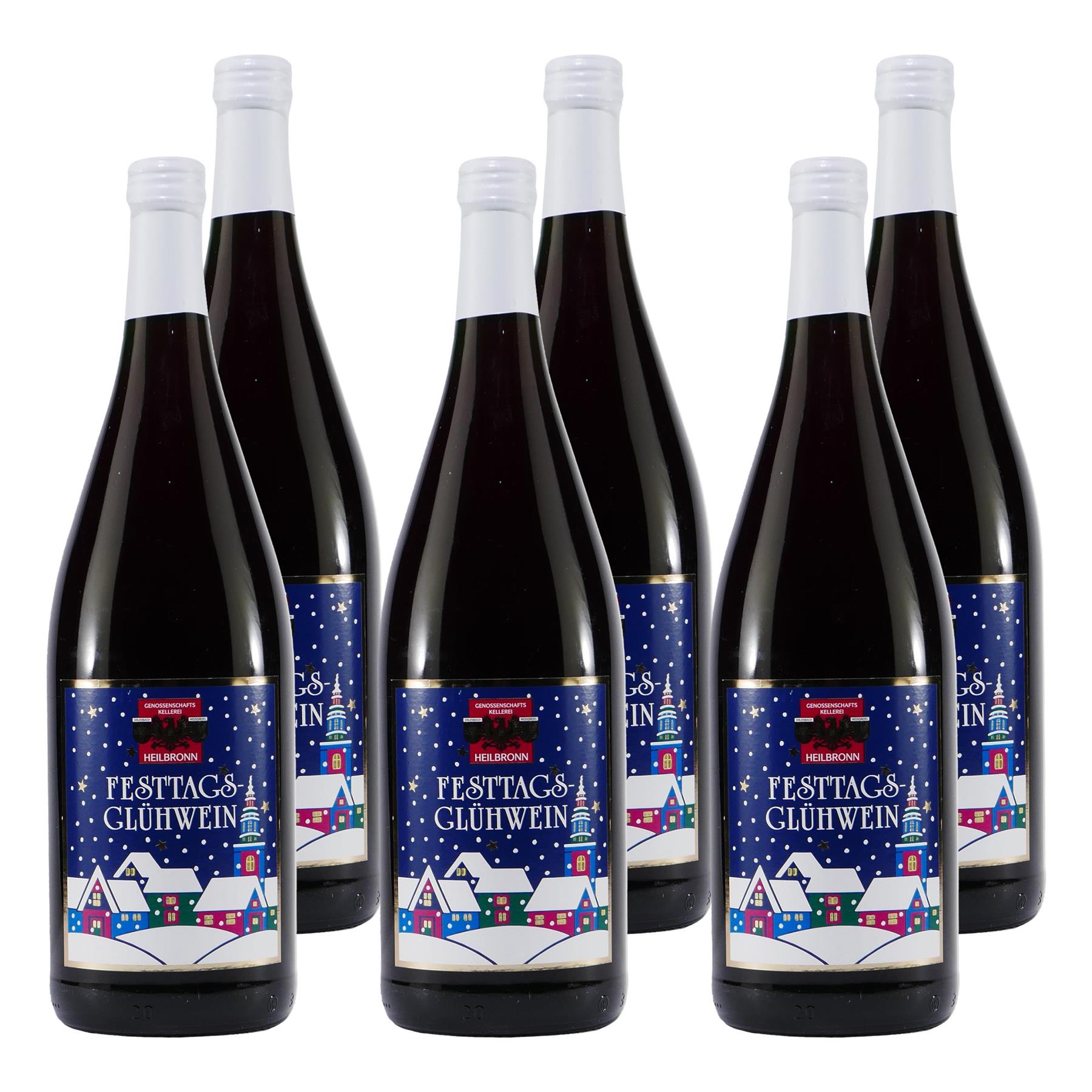 Festtags-Glühwein Rot (6 x 1,0L)
