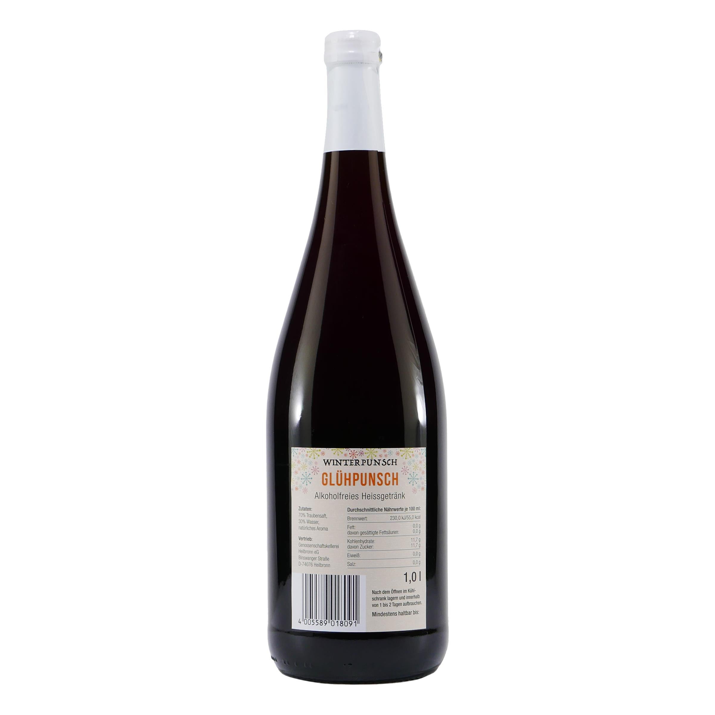 Winter-Punsch Rot Alkoholfrei (6 x 1,0L)