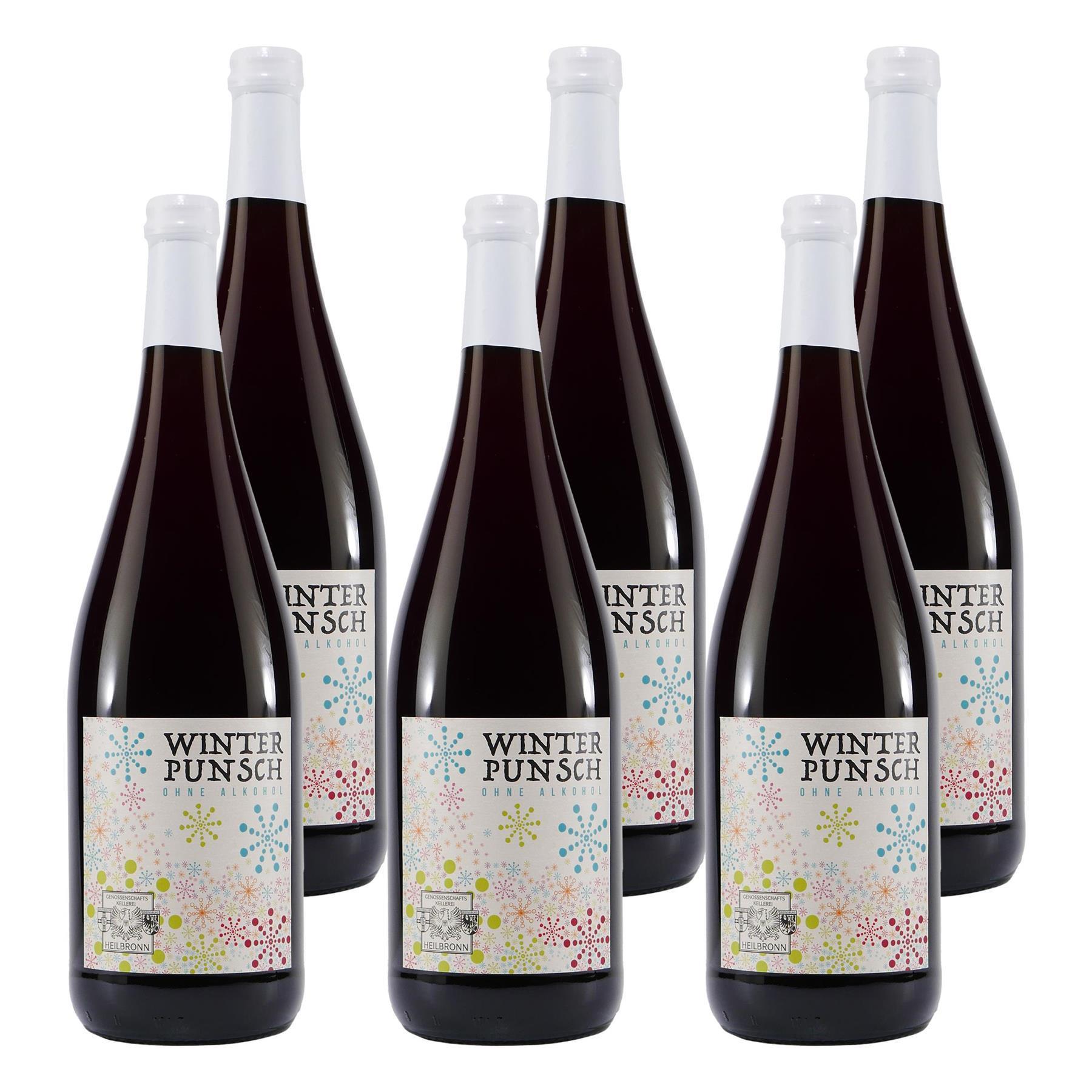 Winter-Punsch Rot Alkoholfrei (6 x 1,0L)