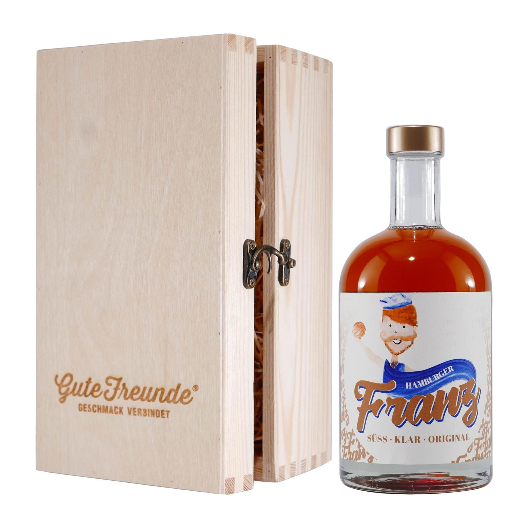 Heinr. von Have Hamburger Franz Likör mit Geschenk-HK