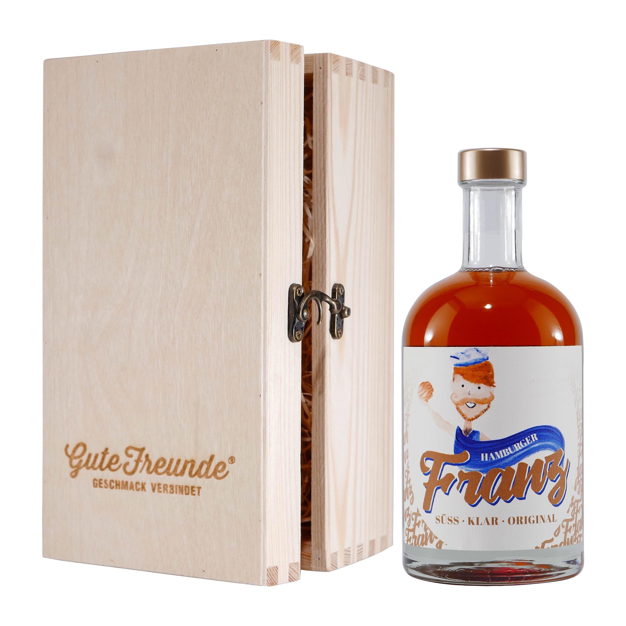 Heinr. von Have Hamburger Franz Likör mit Geschenk-HK