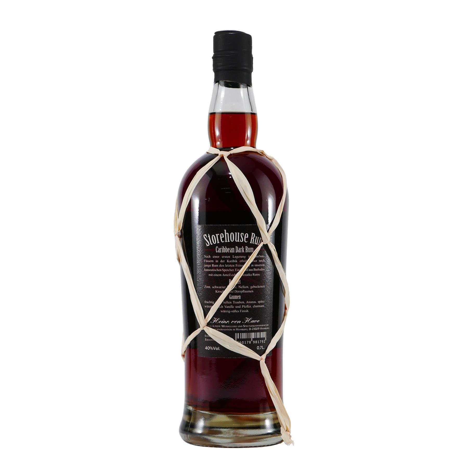 Heinr. von Have Storehouse Carribean Dark Rum mit Geschenk-HK