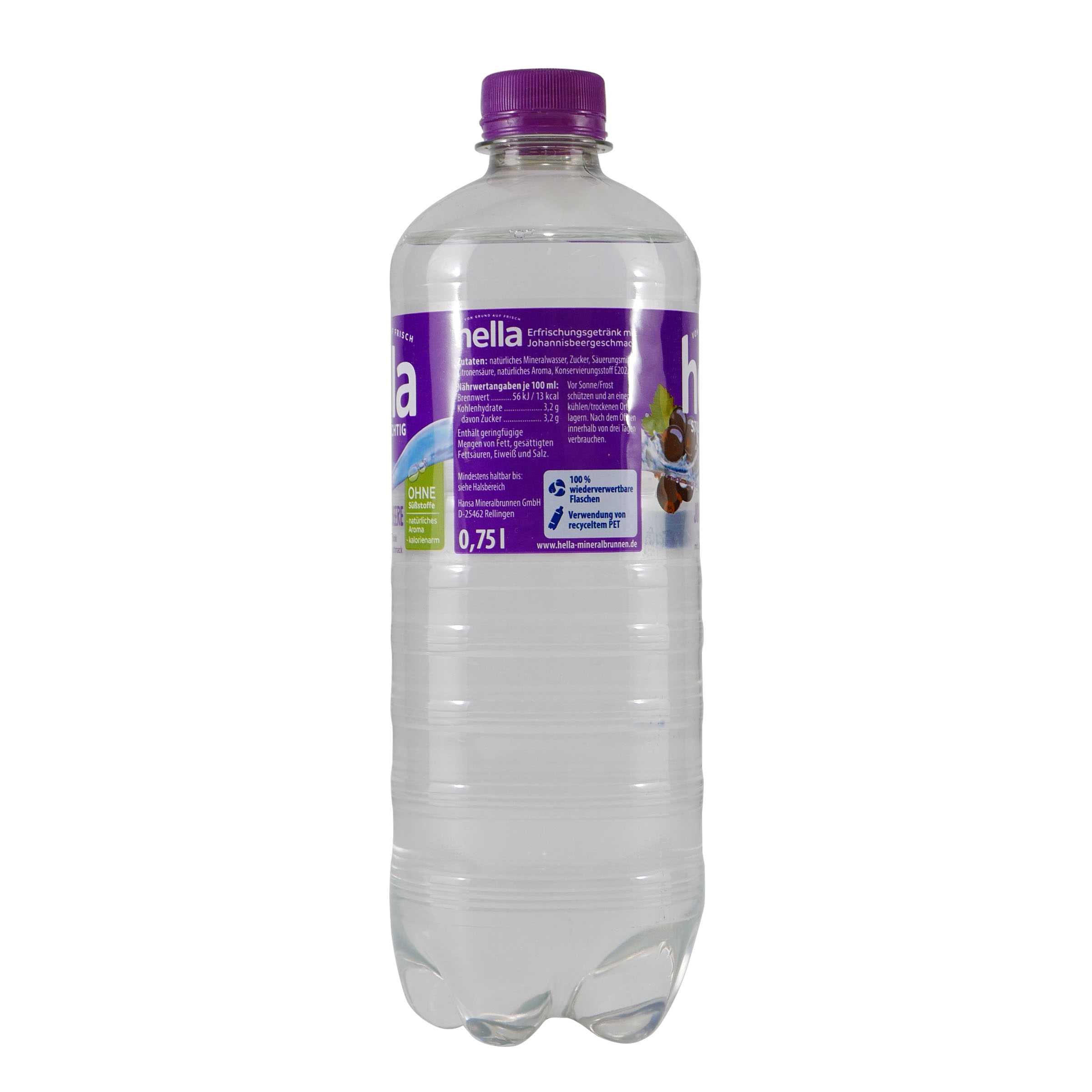 hella Johannisbeere Erfrischungsgetränk (6 x 0,75L) EINWEG