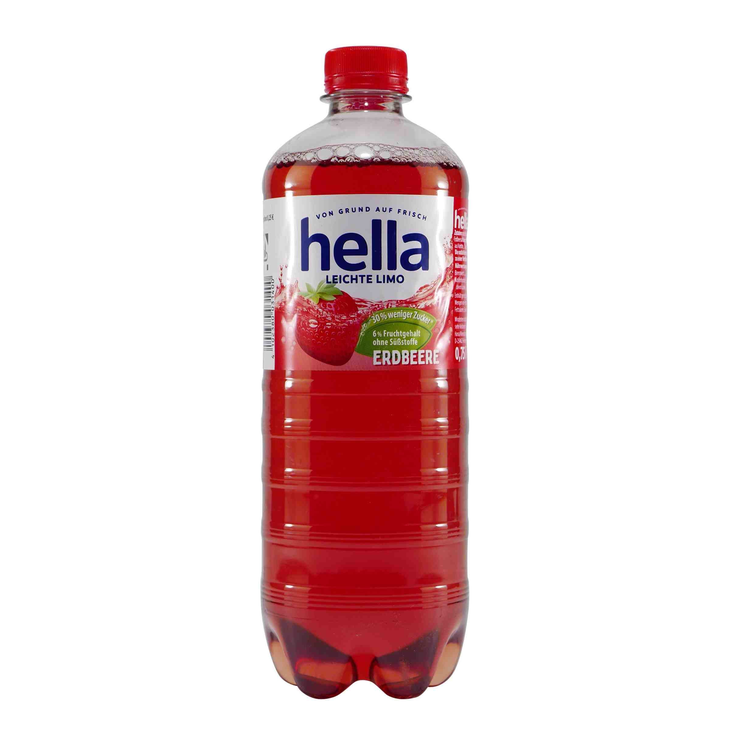 hella Leichte Limo Erdbeere (6 x 0,75L)